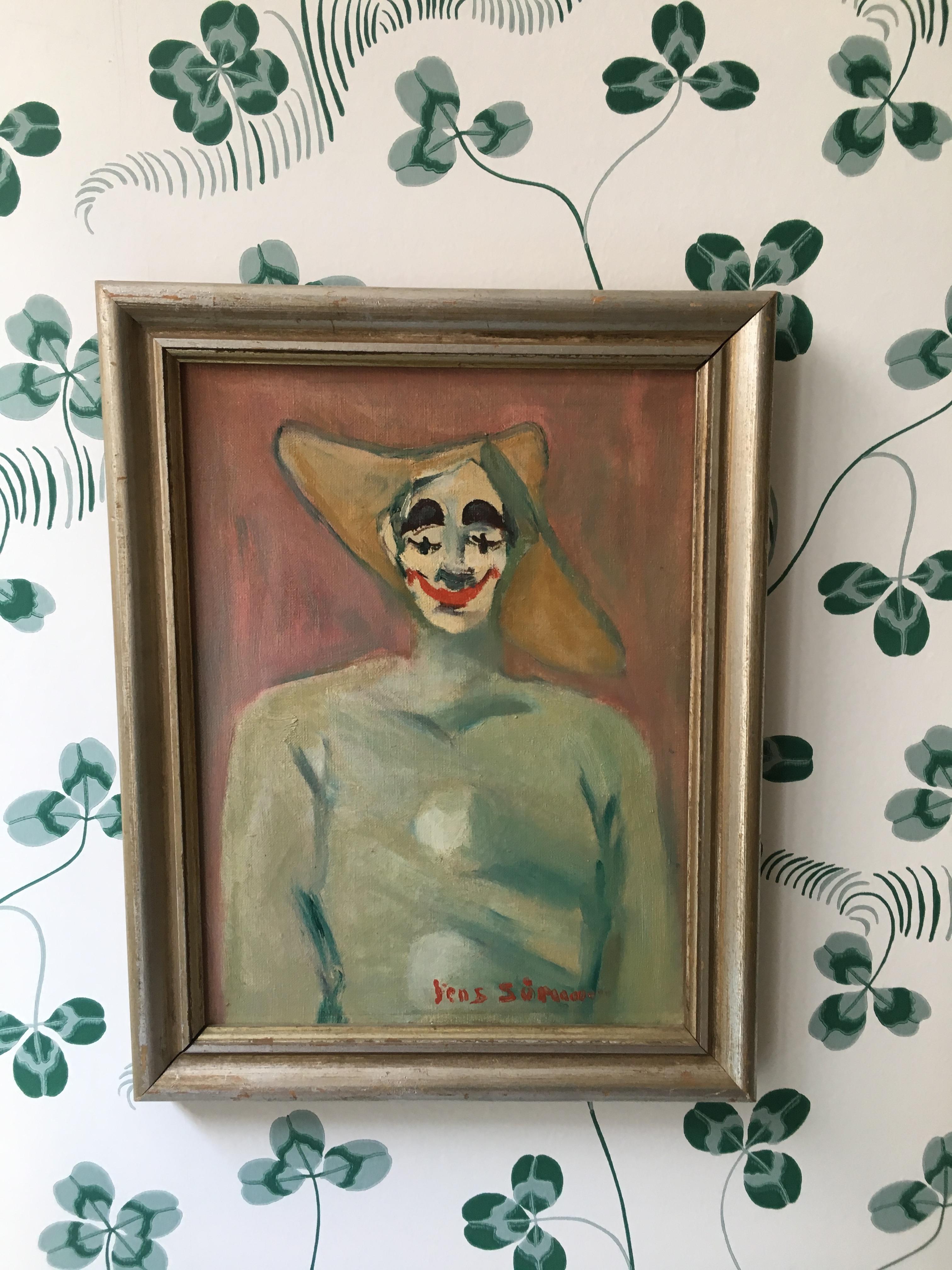 Oil on Canvas by Danish Artist Jens Sørensen In Good Condition In Copenhagen K, DK