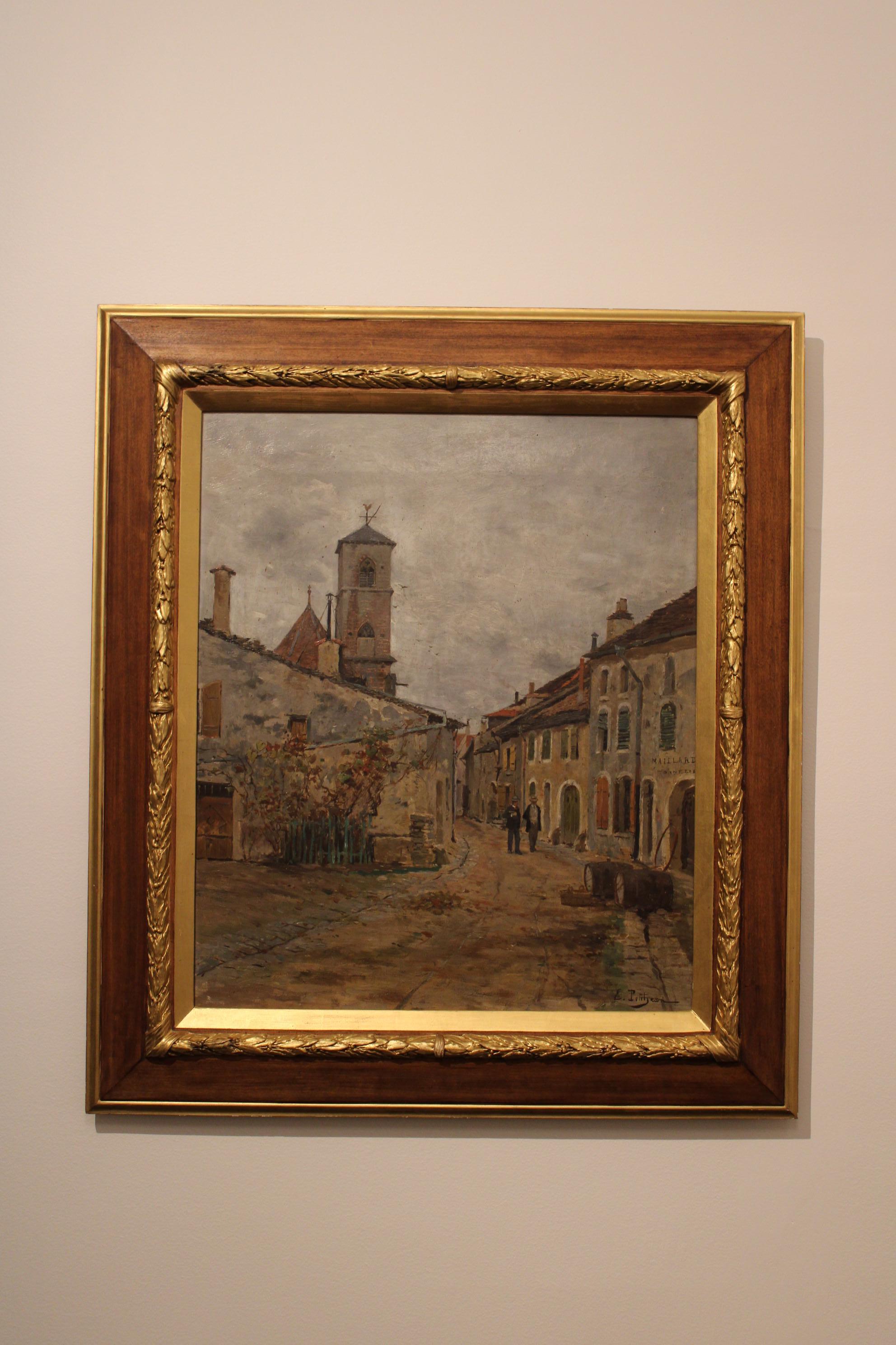 Quadro di Edmond Petitjean (1844-1925) 
Olio su tela, firmato sull'angolo 

Piccole mancanze di pittura sul cielo (vedi foto dettagliate).