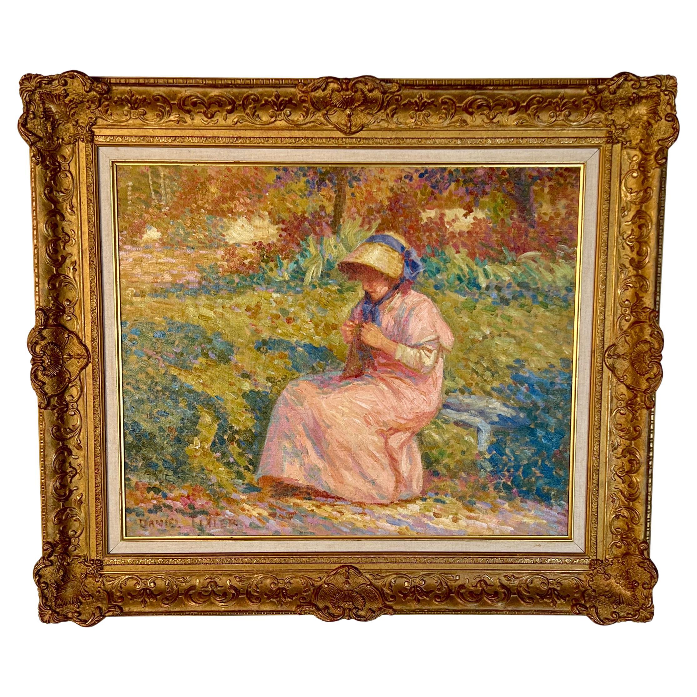 Olio su tela del divisionista francese Daniel Tixier