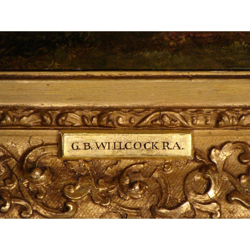 Early 19th Century Oil on Canvas by George Burrell Willcock RA For Sale