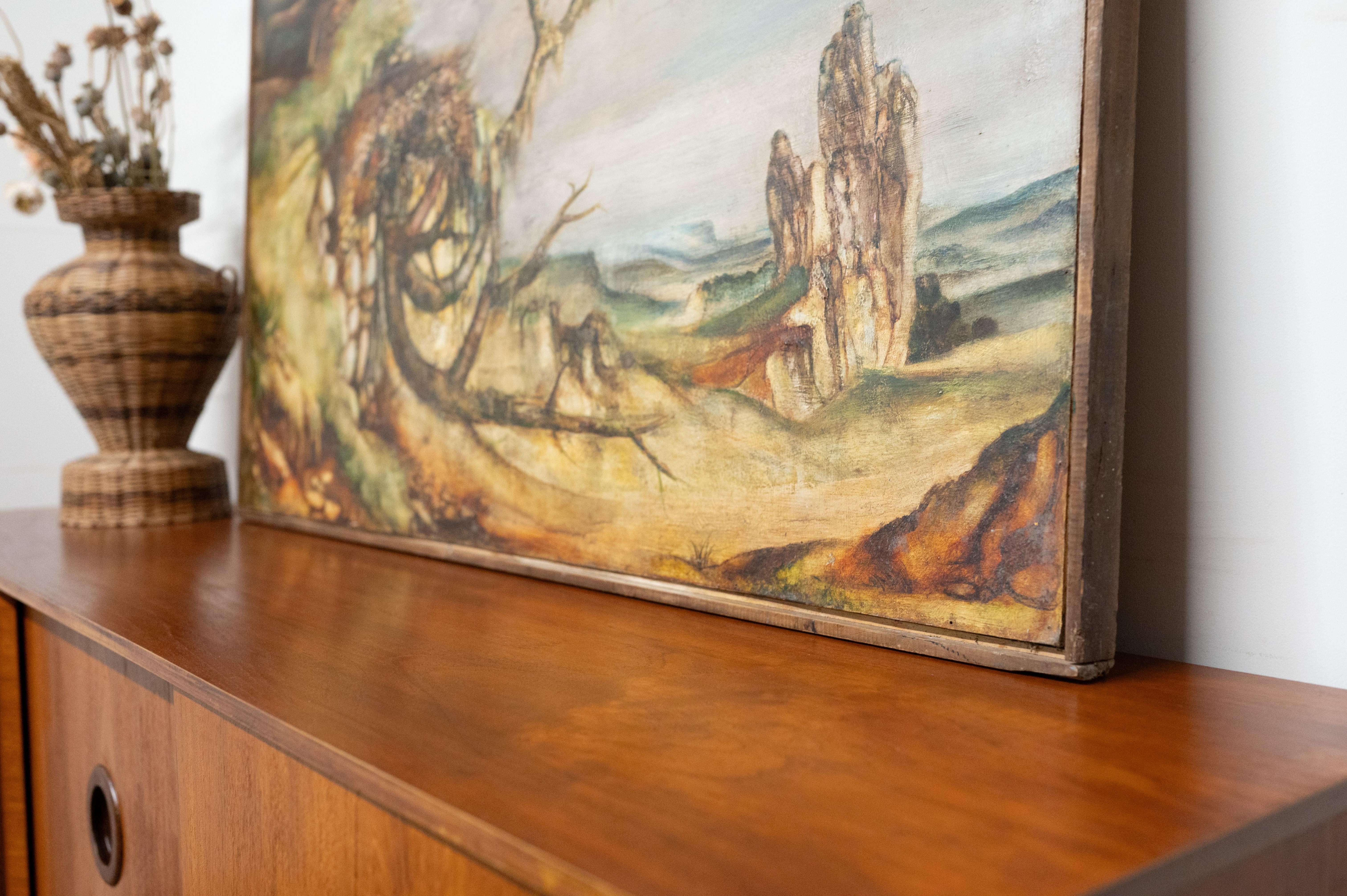 Olio su tela di Giulio Bagnoli  1968 1