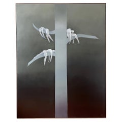 Oil on canvas by Henri Morez, Paris, France, circa 2010