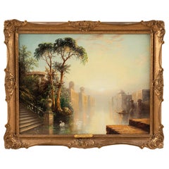 Oil on Canvas by James Salt of 'Venetian Capriccio' 1883