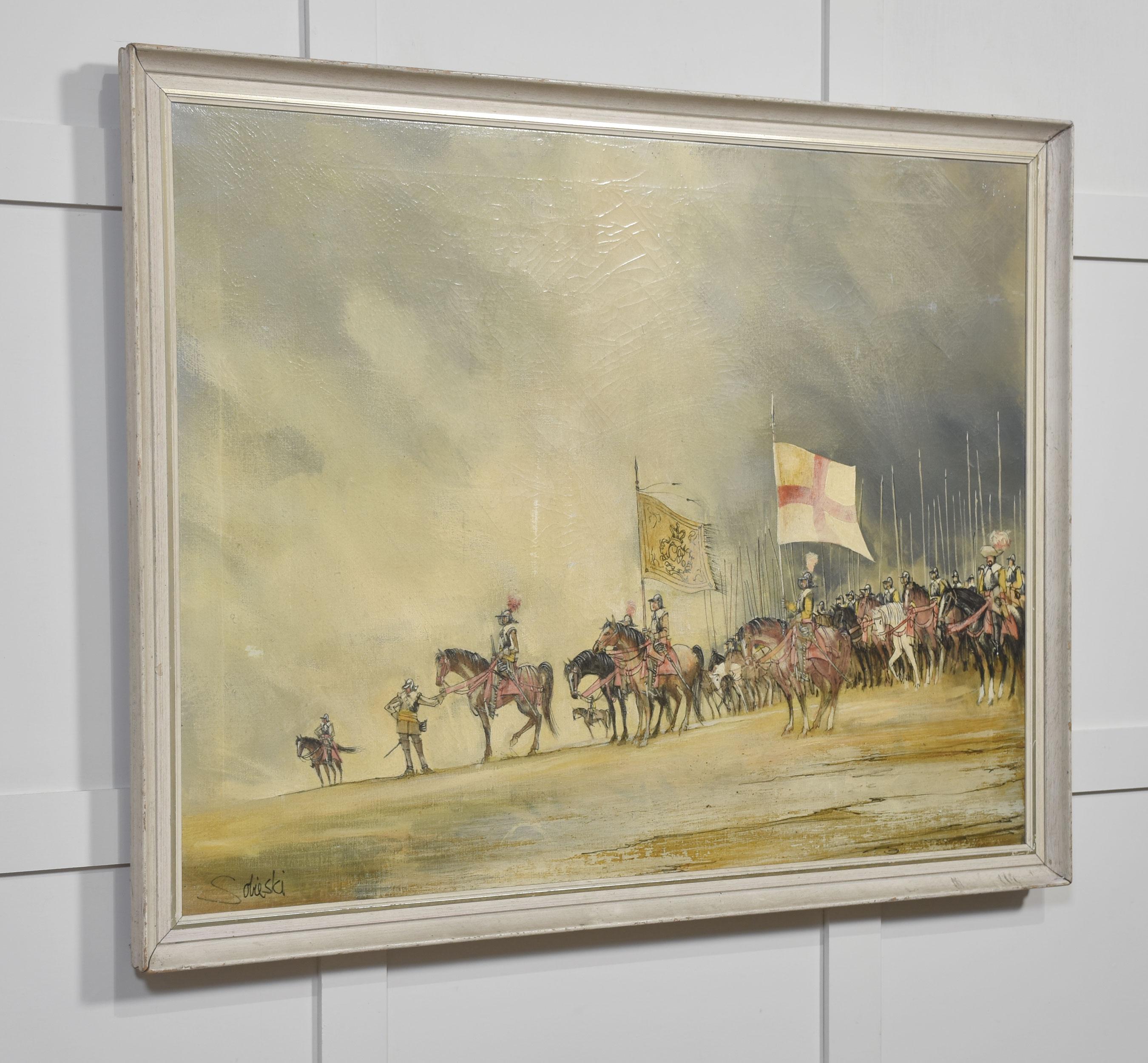 Pittura Olio su tela di Jean Sobieski in vendita