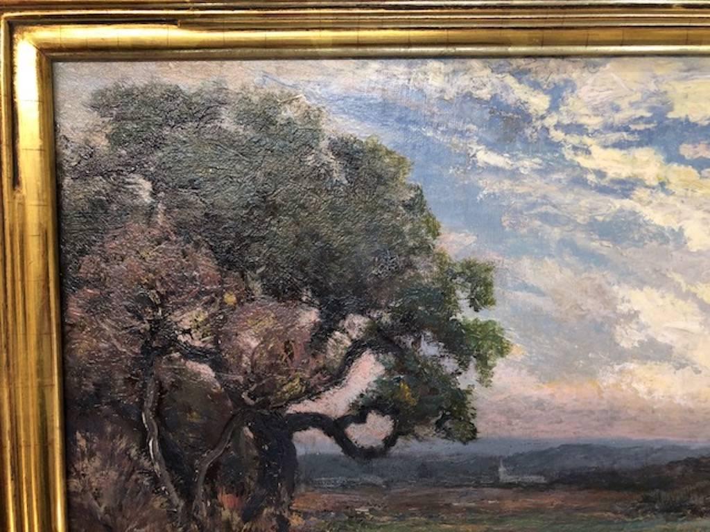 Oil on Canvas by Julian Onderdonk In Excellent Condition In Houston, TX