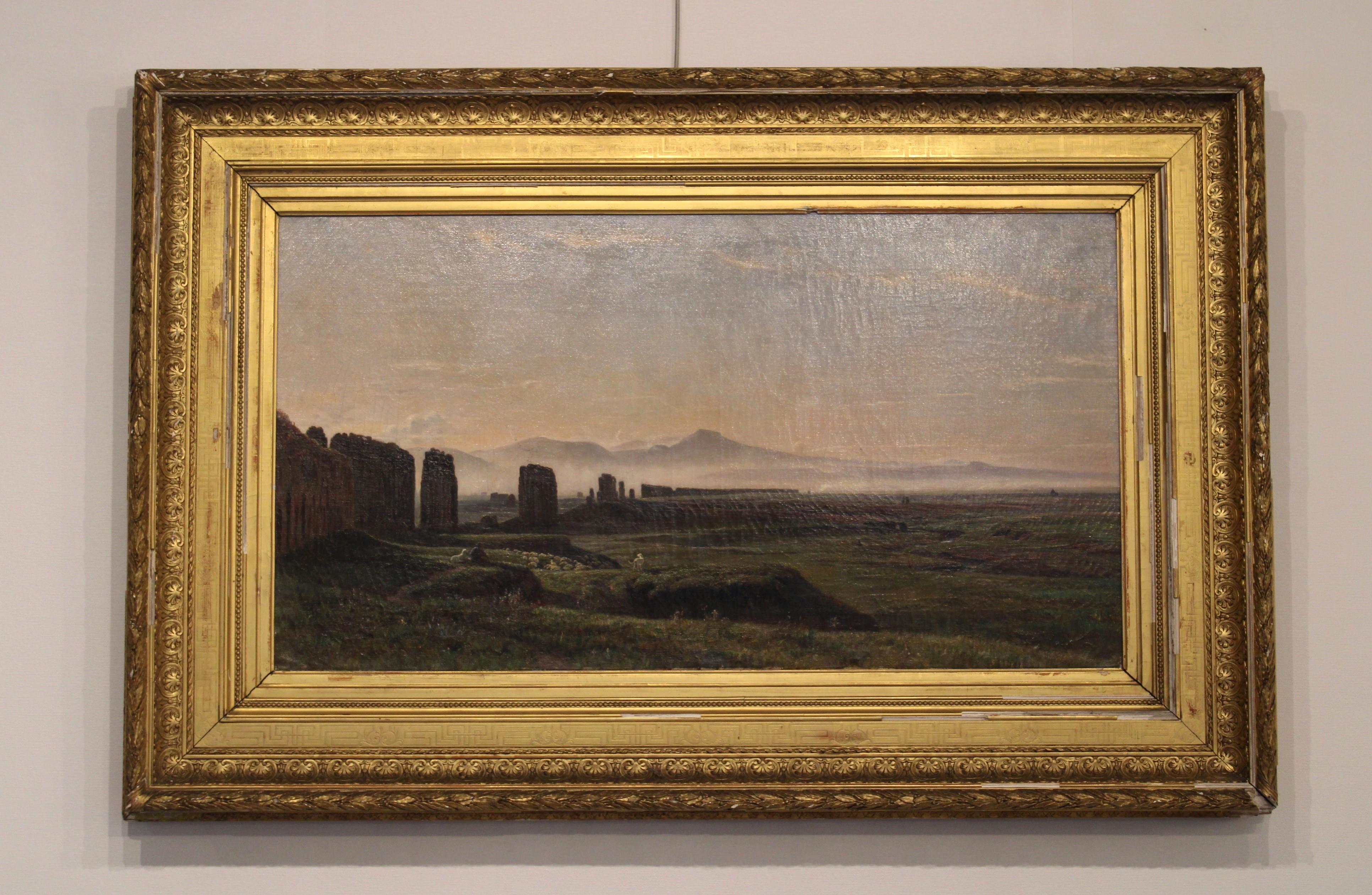 Svizzero Olio su tela di Léon Rodolphe Berthoud (1822-1892) in vendita