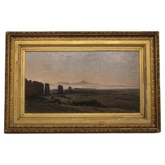 Olio su tela di Léon Rodolphe Berthoud (1822-1892)