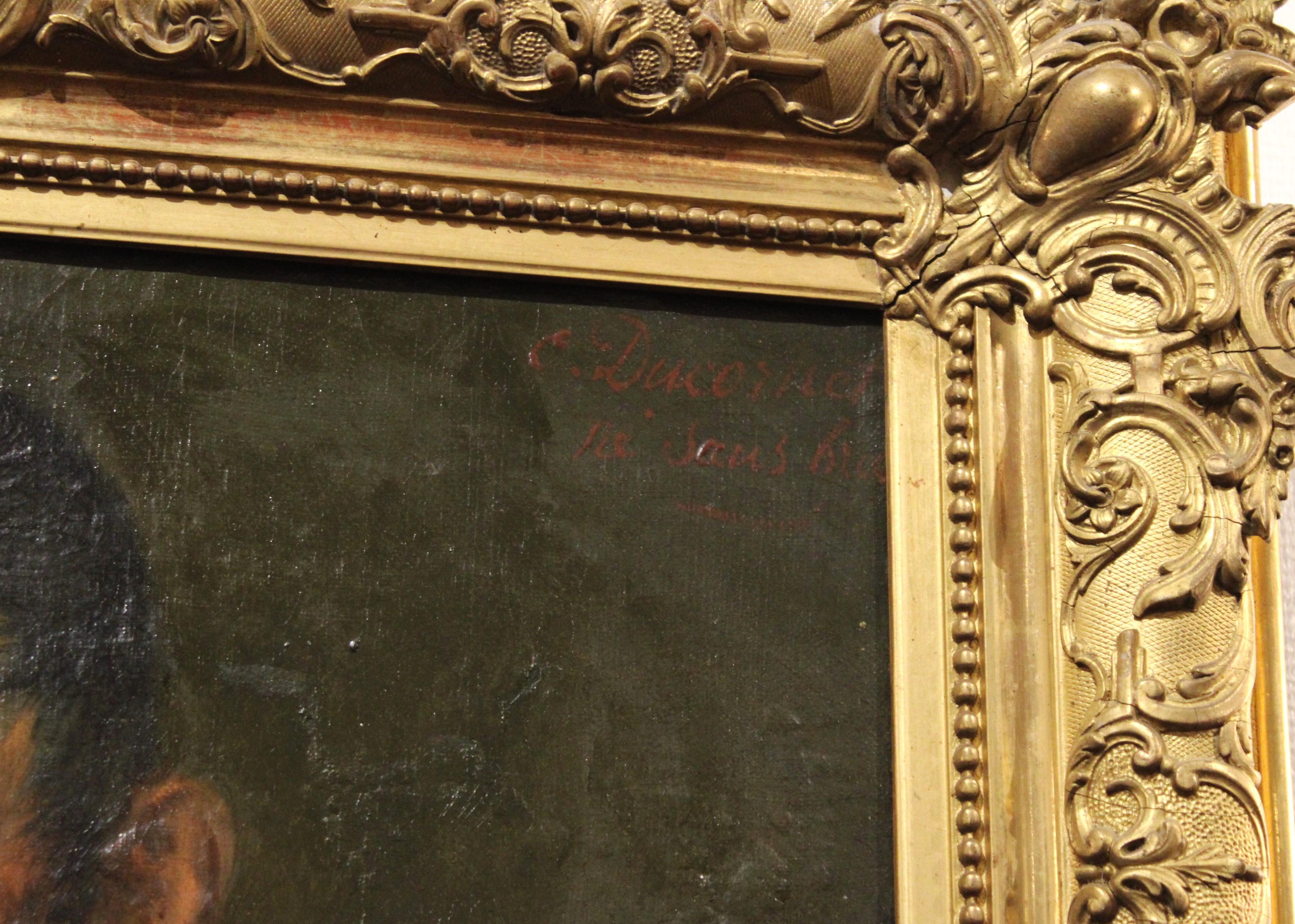 19th Century Oil on canvas by Louis-César-Joseph Ducornet, early 19th century