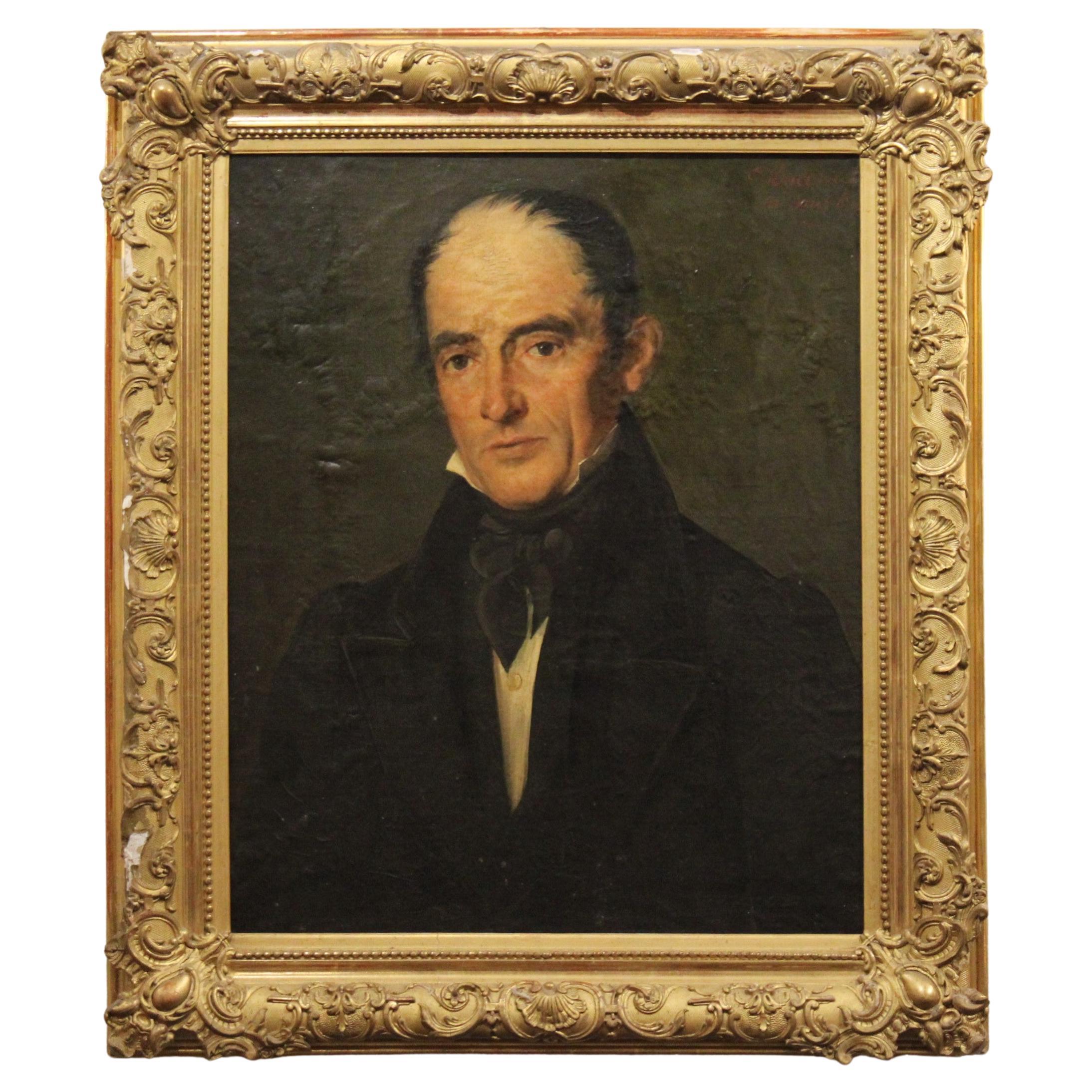 Huile sur toile de Louis-César-Joseph Ducornet, début du XIXe siècle