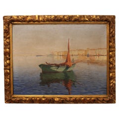Oil on Canvas by Louis Haas, France, 20th Century