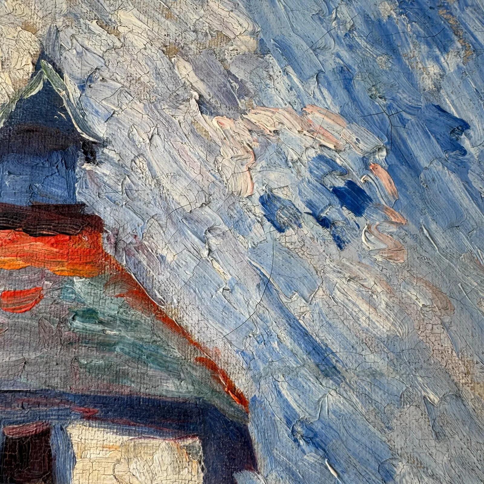 Olio su tela di Louis Neillot (1898-1973) paesaggio 1921 in vendita 4