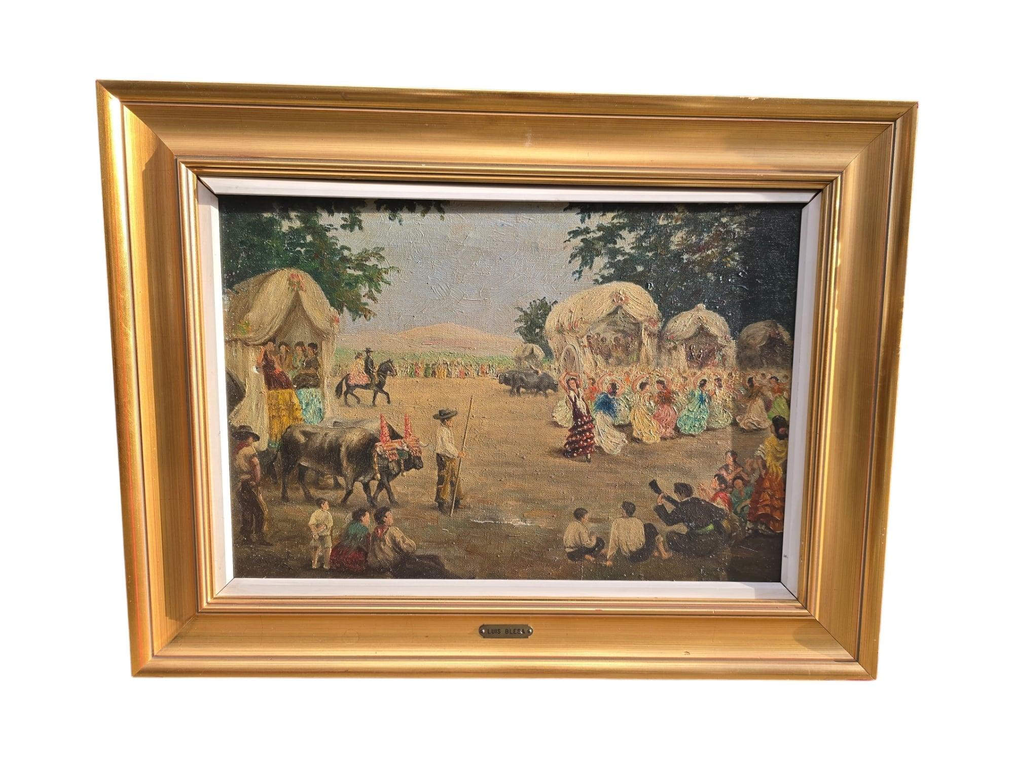 Oil on Canvas by Luis Blesa y Prats – 
