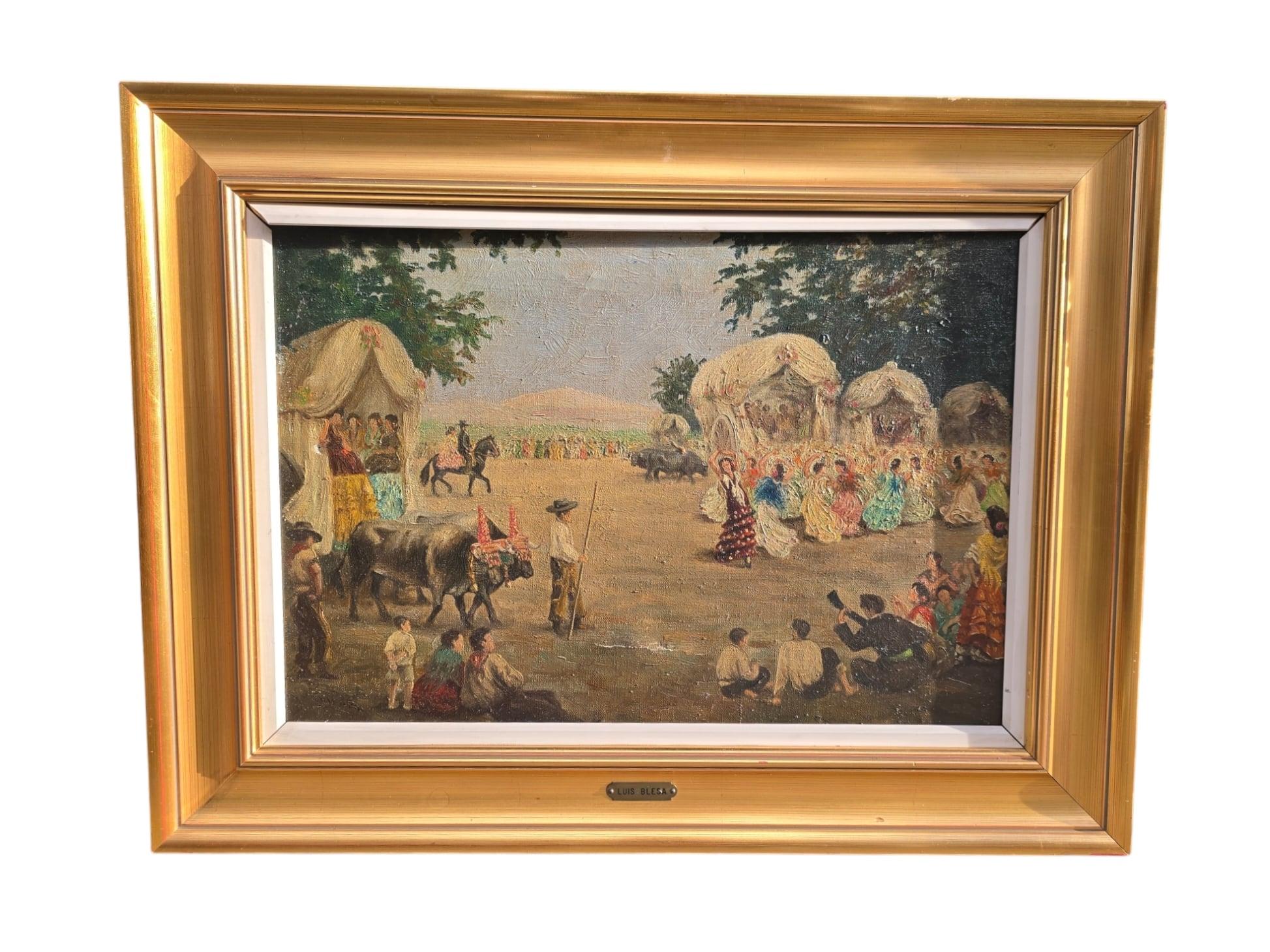 Oil on Canvas by Luis Blesa y Prats – 