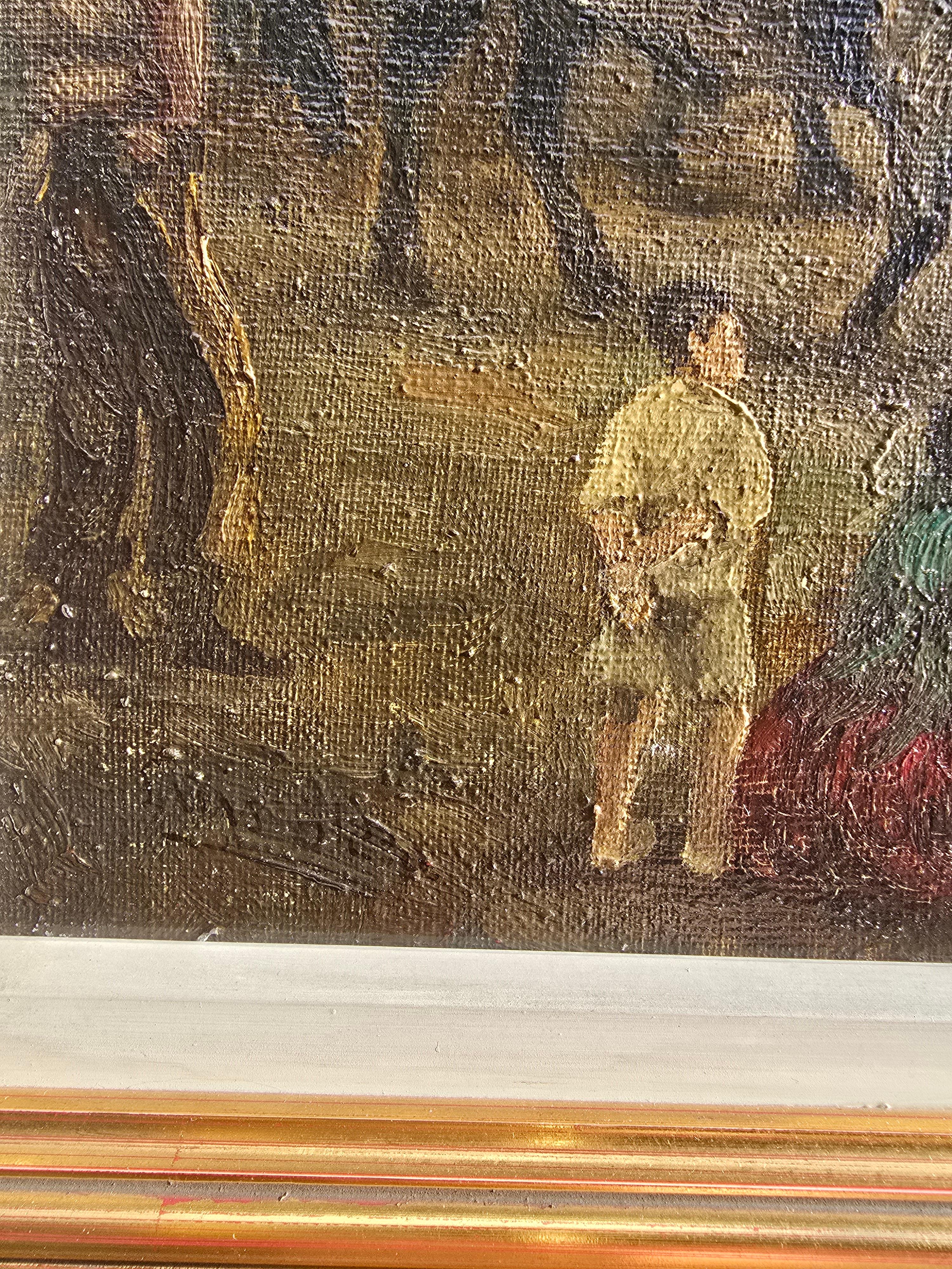 Fruitwood Oil on Canvas by Luis Blesa y Prats – 