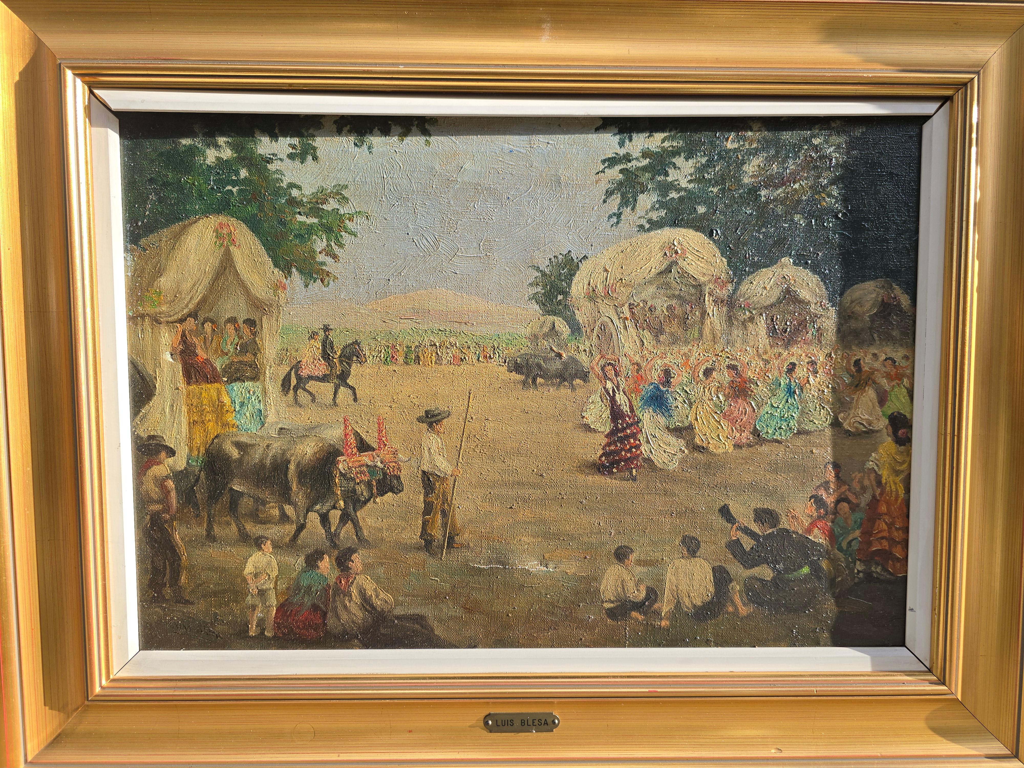 Oil on Canvas by Luis Blesa y Prats – 