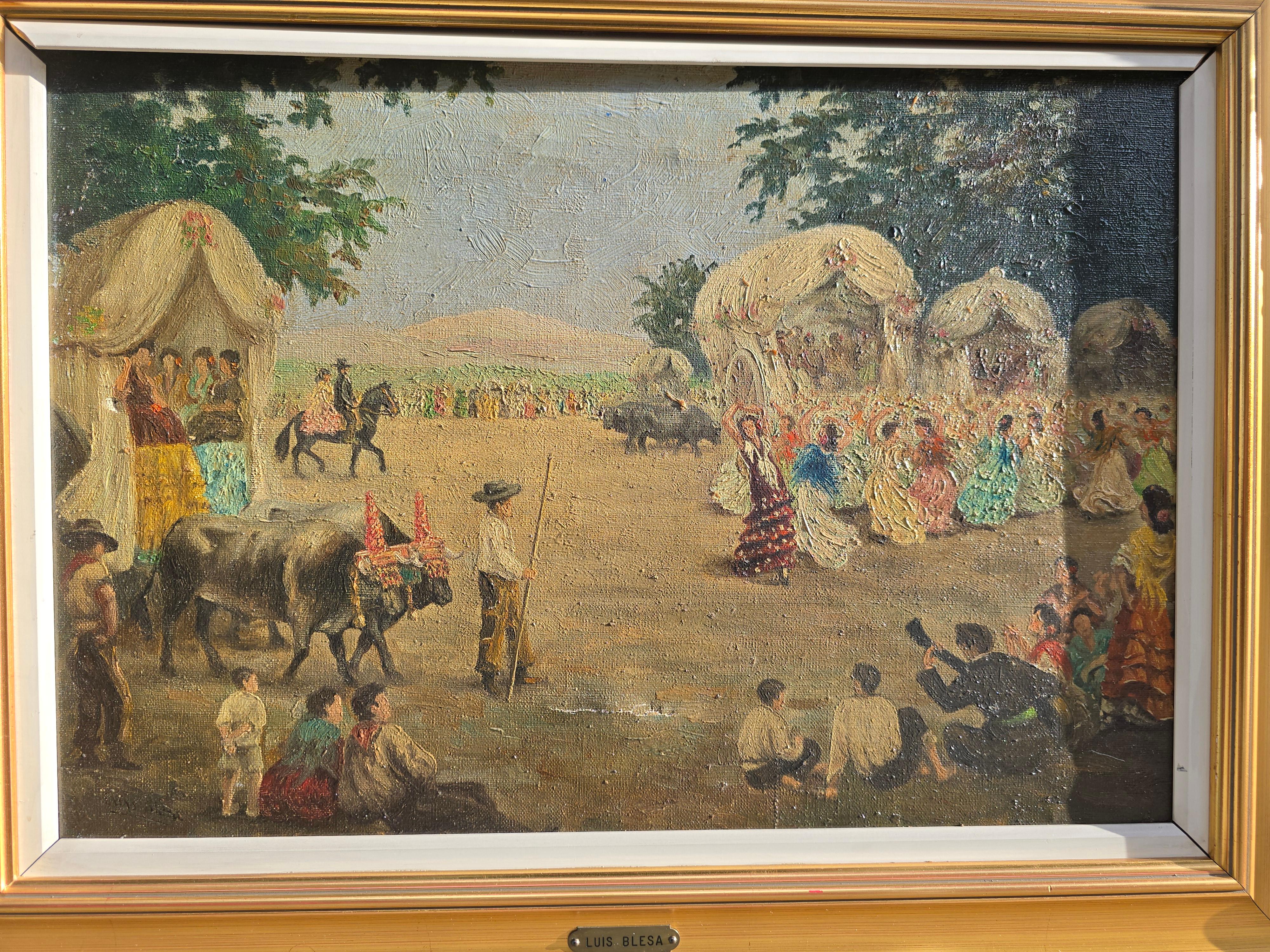 Oil on Canvas by Luis Blesa y Prats – 