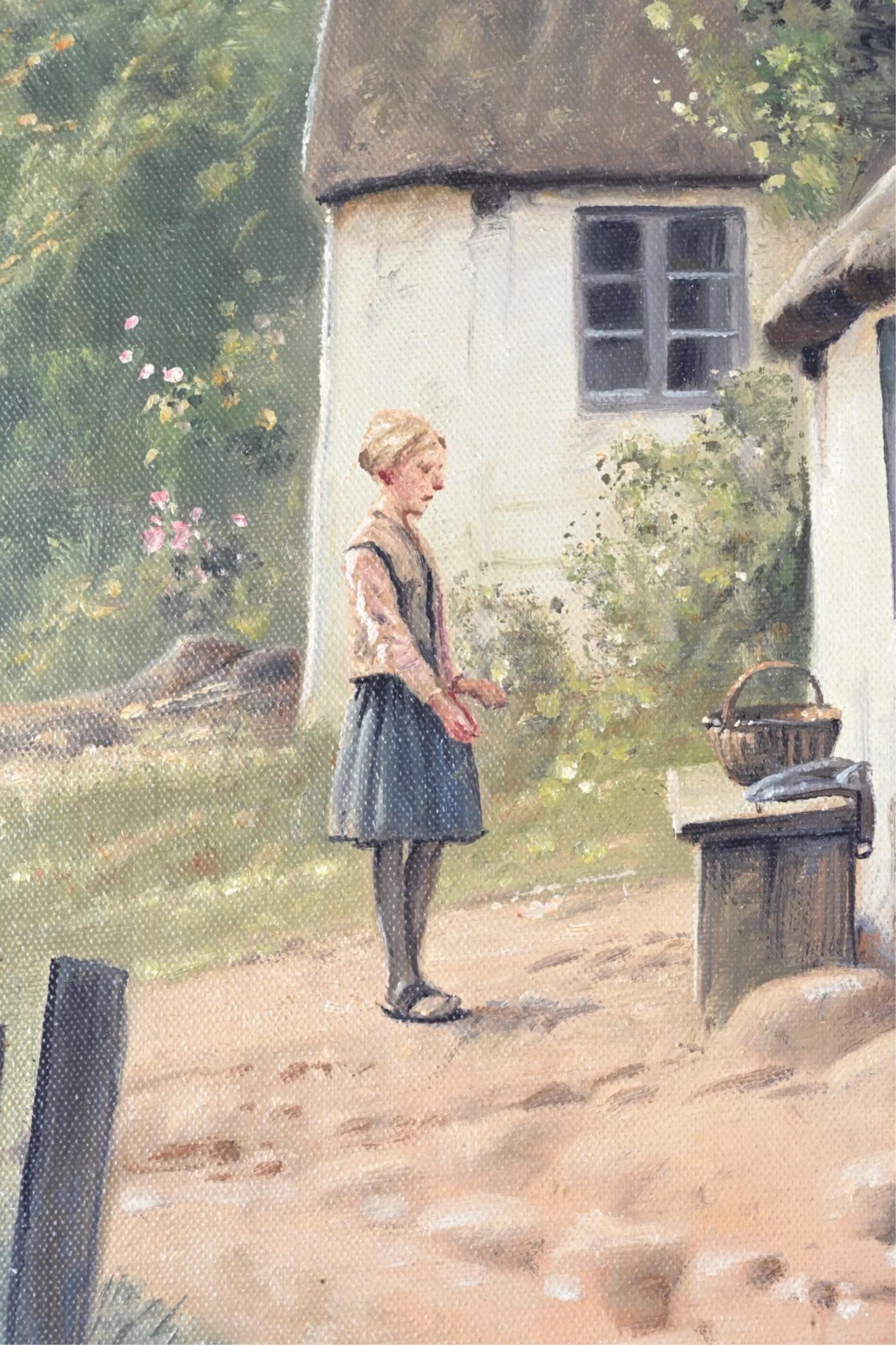 Altro Olio su tela di Niels Walseth, danese (1914-2001) in vendita