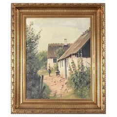 Ölgemälde auf Leinwand von Niels Walseth, Dänemark (1914-2001)