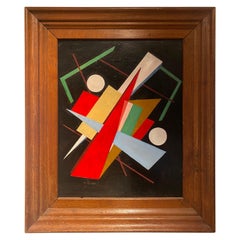 Oil on Canvas by Oscar Troneck, circa 1970