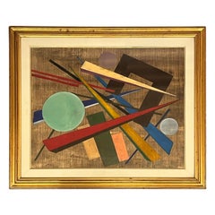 Huile sur toile d'Oscar Troneck