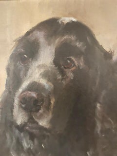 Oil on Canvas Cocker Spaniel Portrait