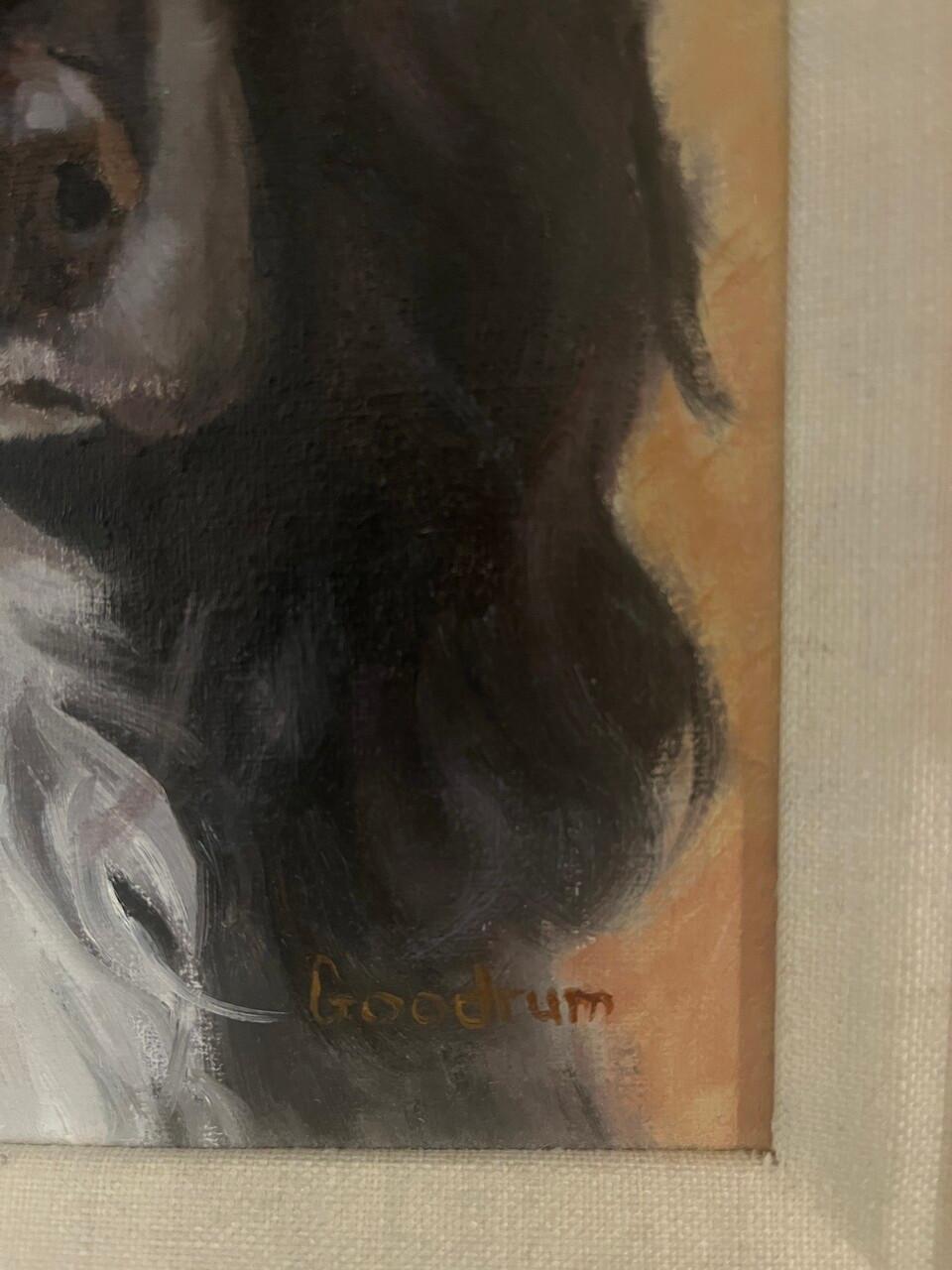 Öl auf Leinwand Cocker Spaniel Portrait (Sonstiges) im Angebot