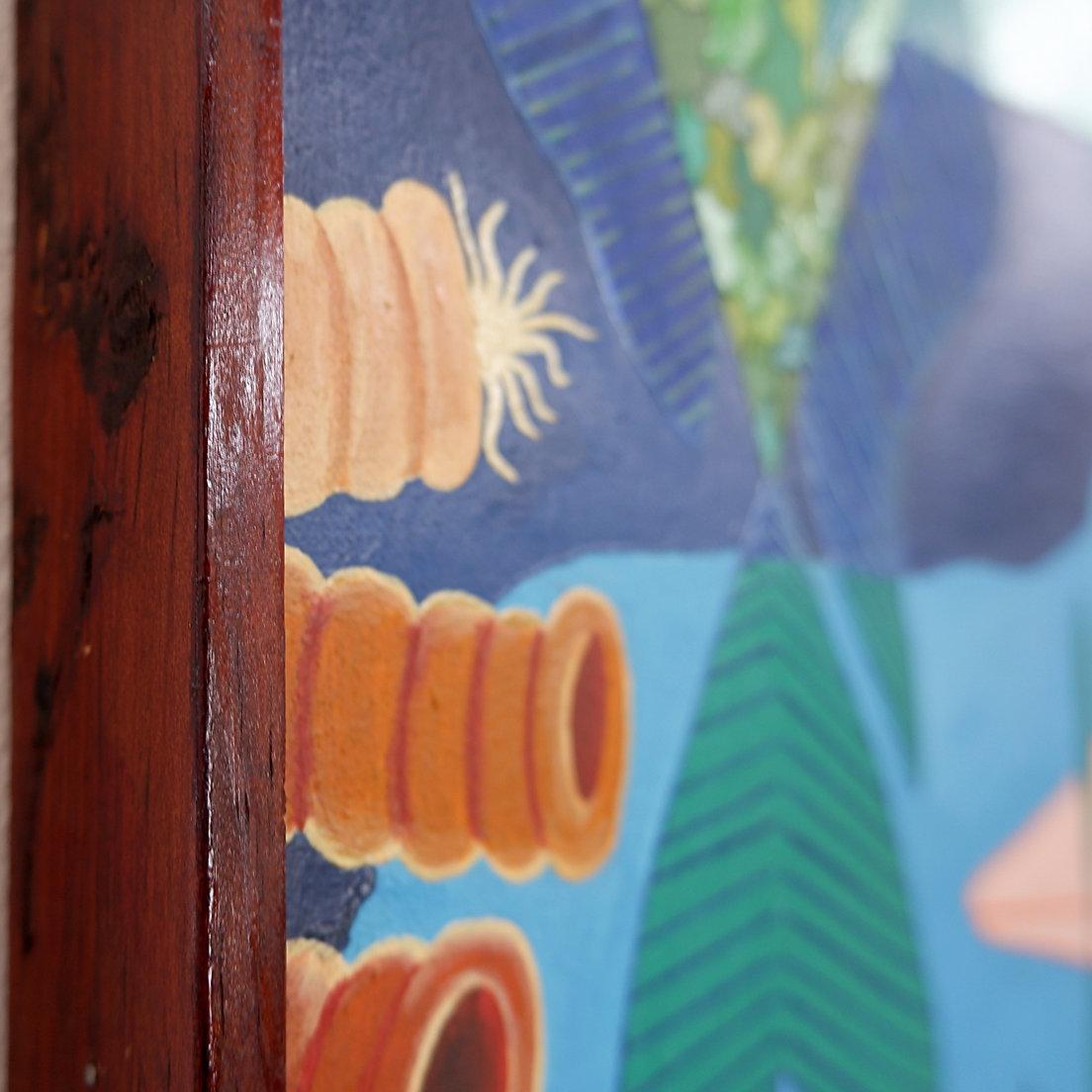 Öl auf Leinwand 