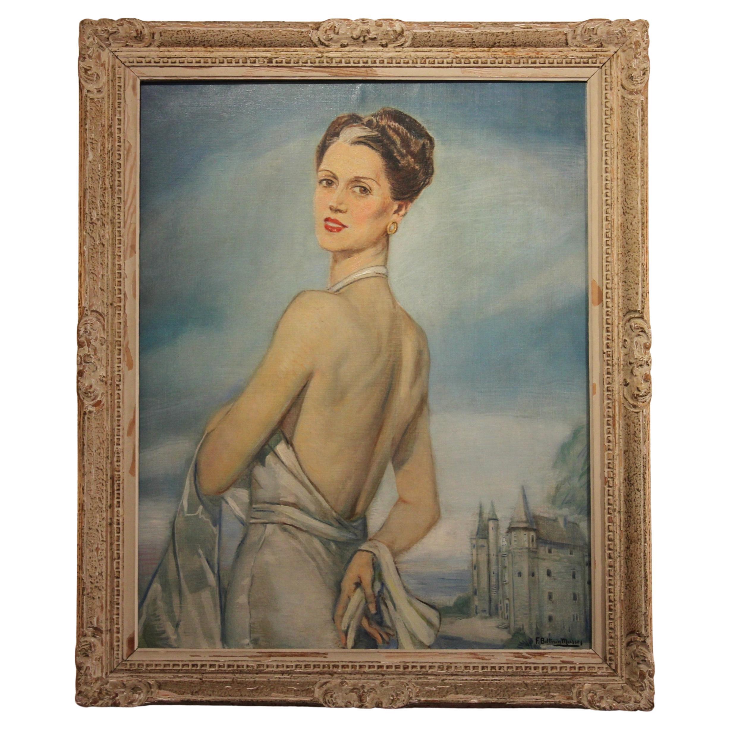 Oil on canvas, Federico Beltràn-Masses, circa 1930 For Sale