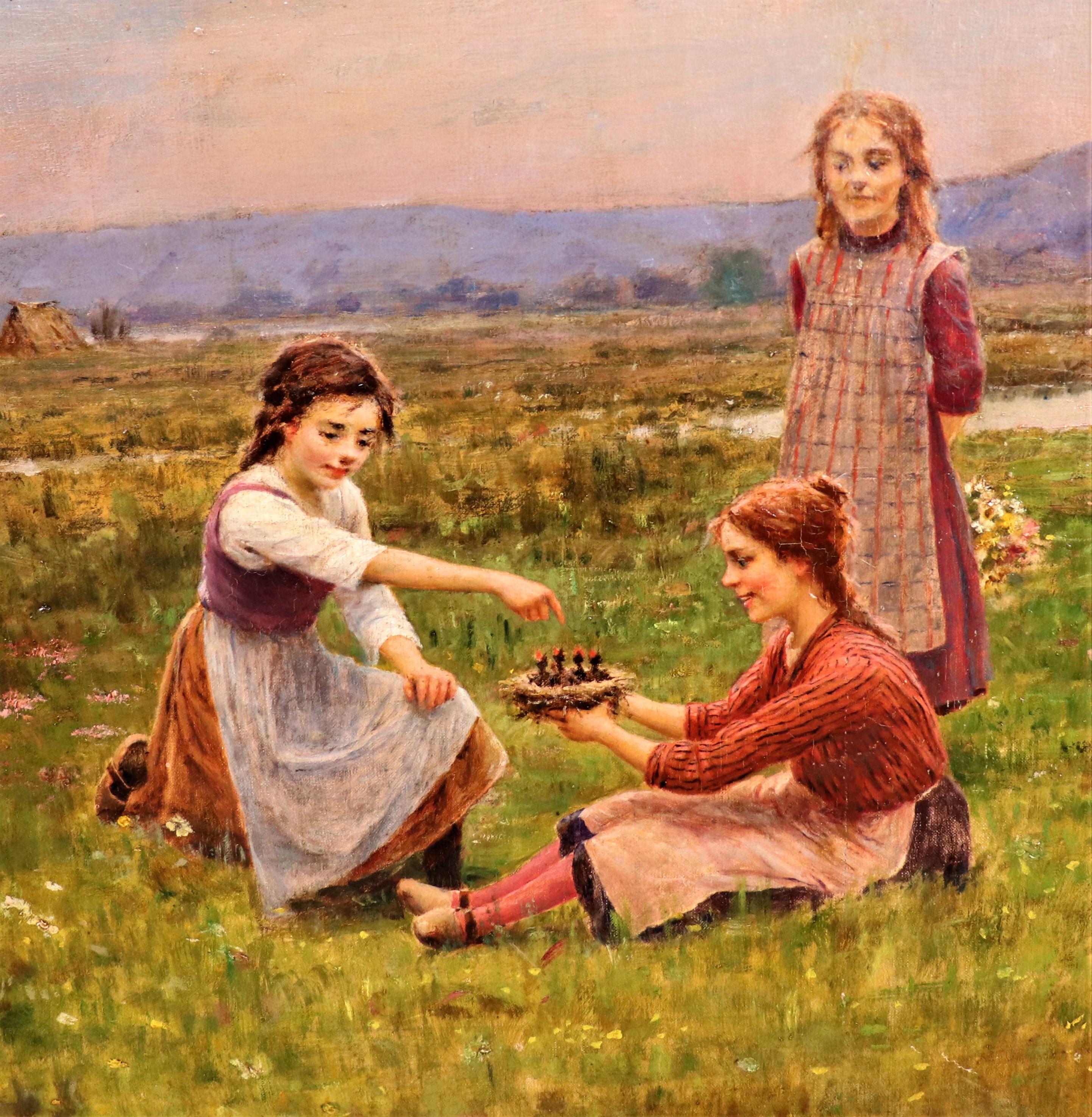 19th Century Oil on Canvas 
