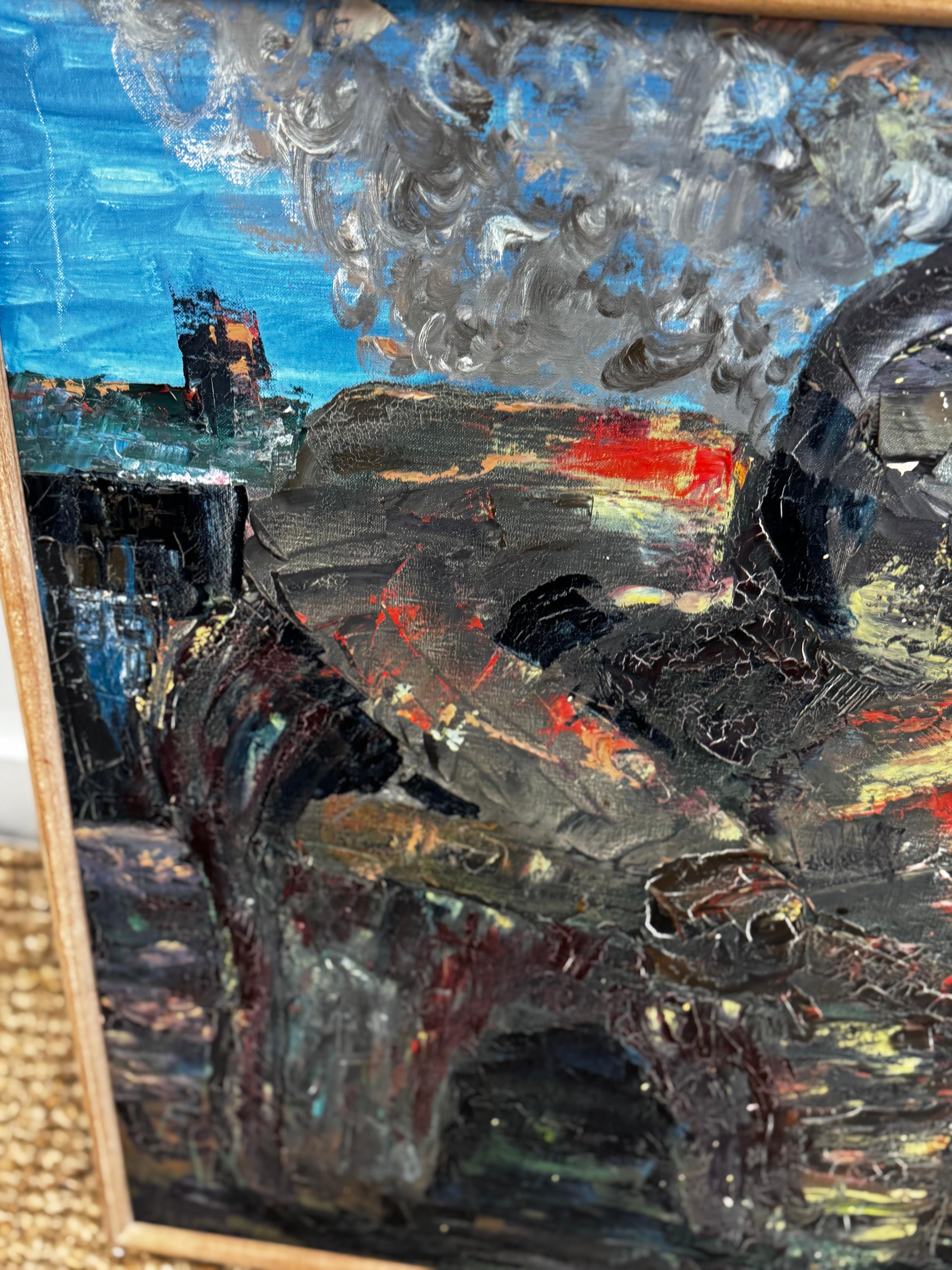 Questo dipinto a olio del 1958, 
