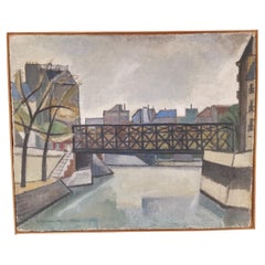 Oil on Canvas from the Early 40s by Rafols Casamada, 20th Century