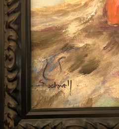 Oil on Canvas German Sheppard