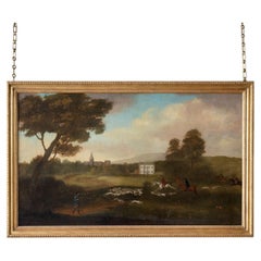 Oil on Canvas; Hunting Scene, Circle of Francis Sartorius I (British, 1734-1804)