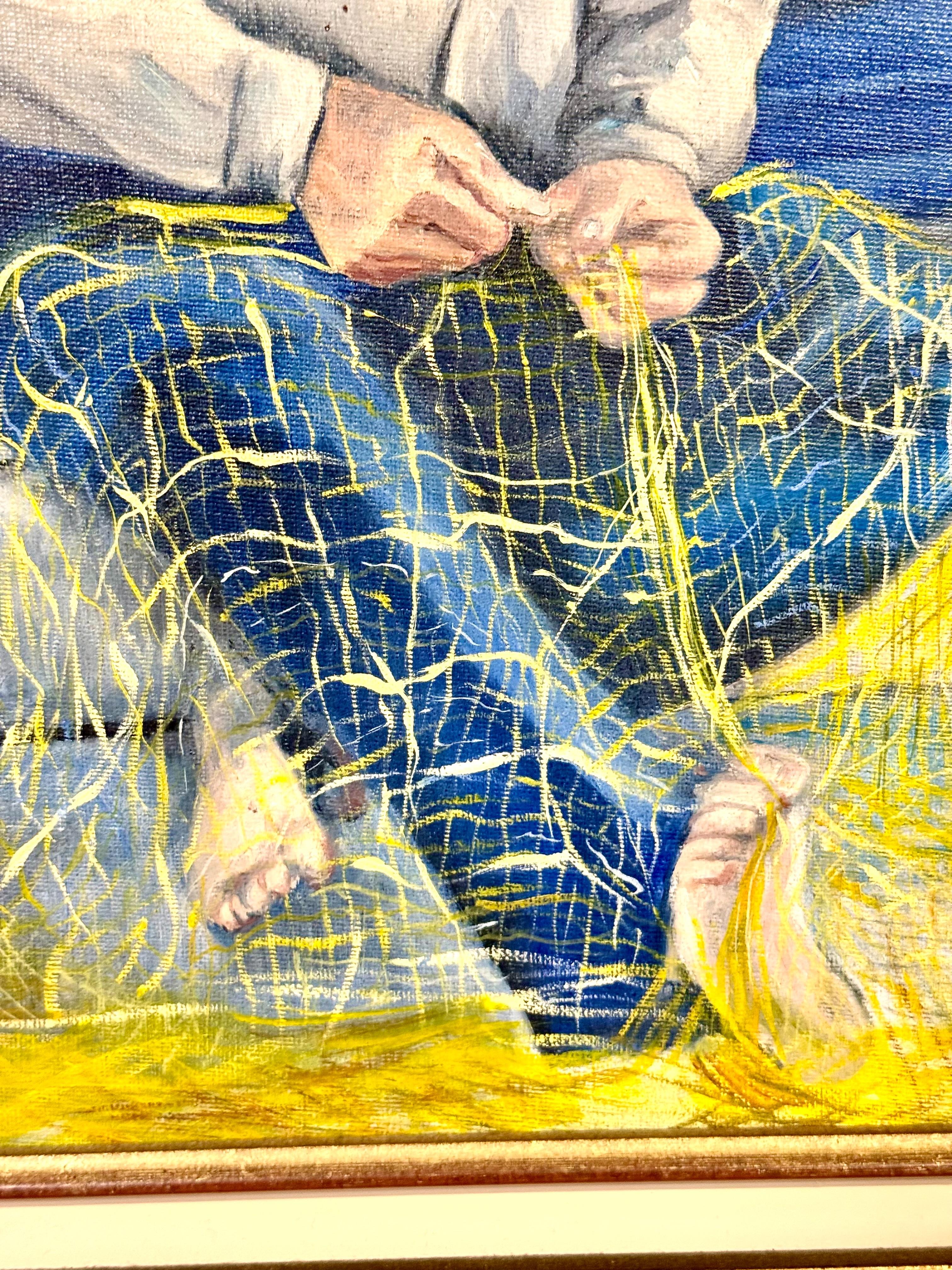 Oil on Canvas in a Giltwood Frame 