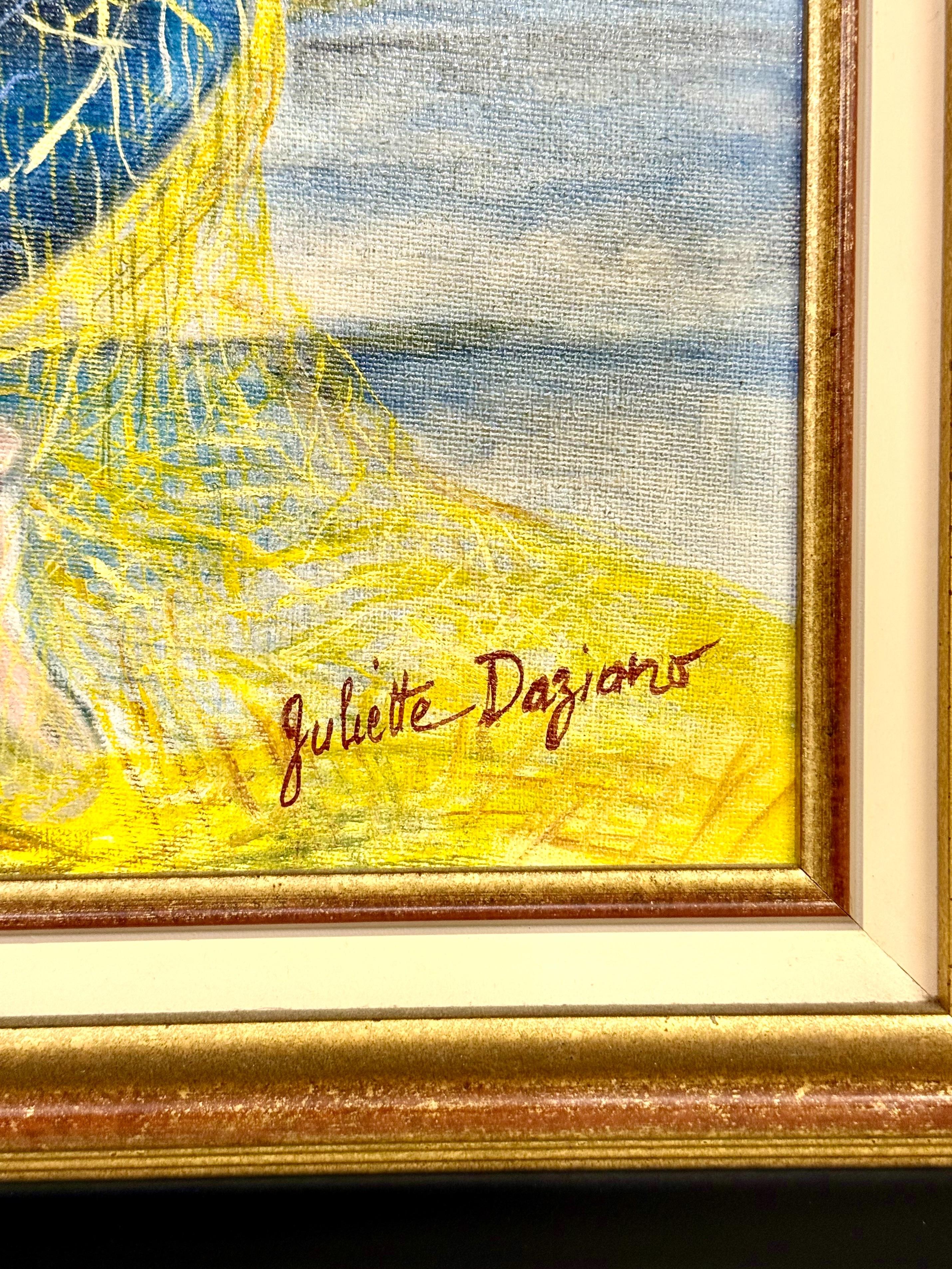 Oil on Canvas in a Giltwood Frame 