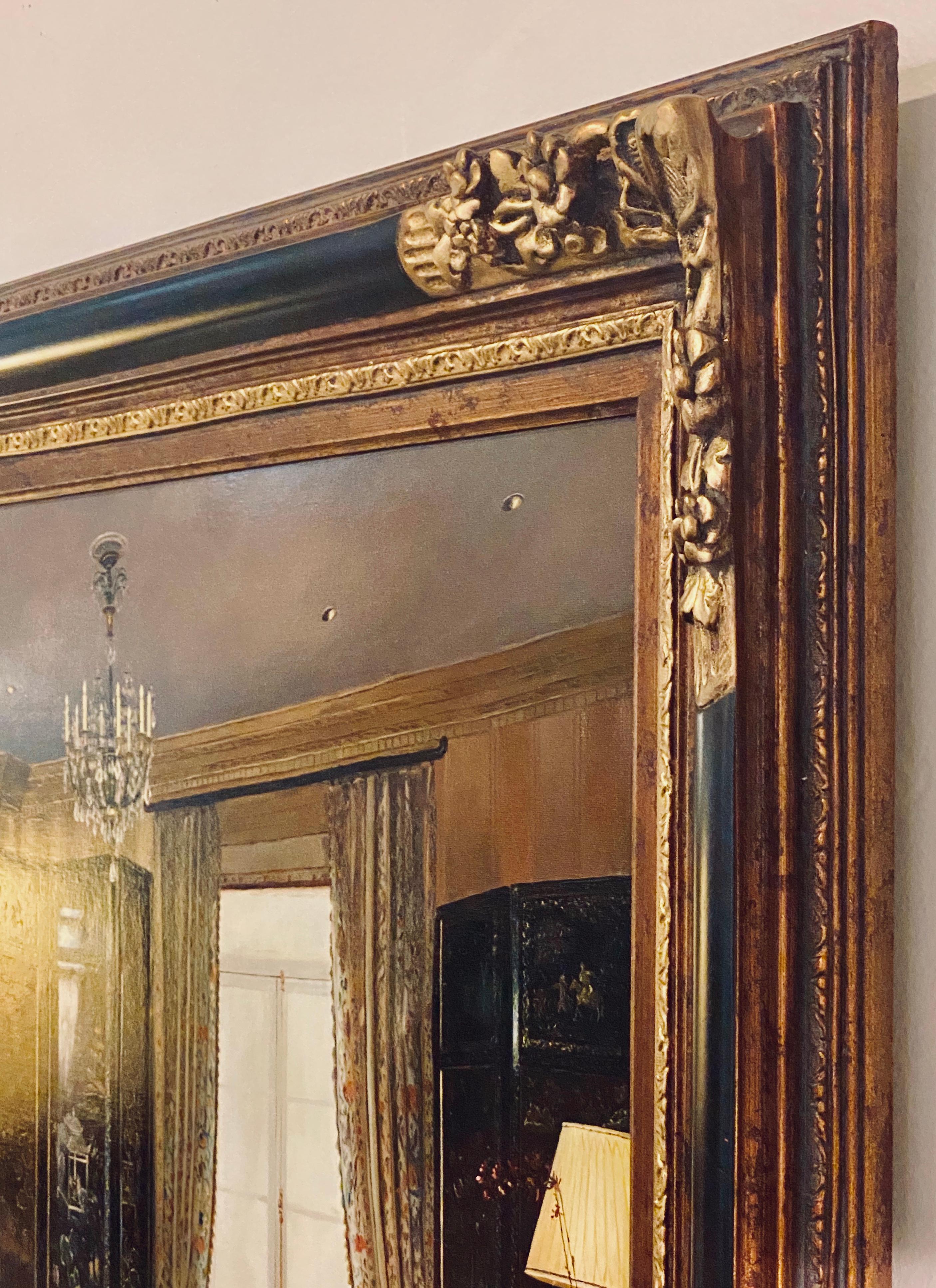 Oil on Canvas Interior Home Design in a Custom Frame, Signed Feldman 9