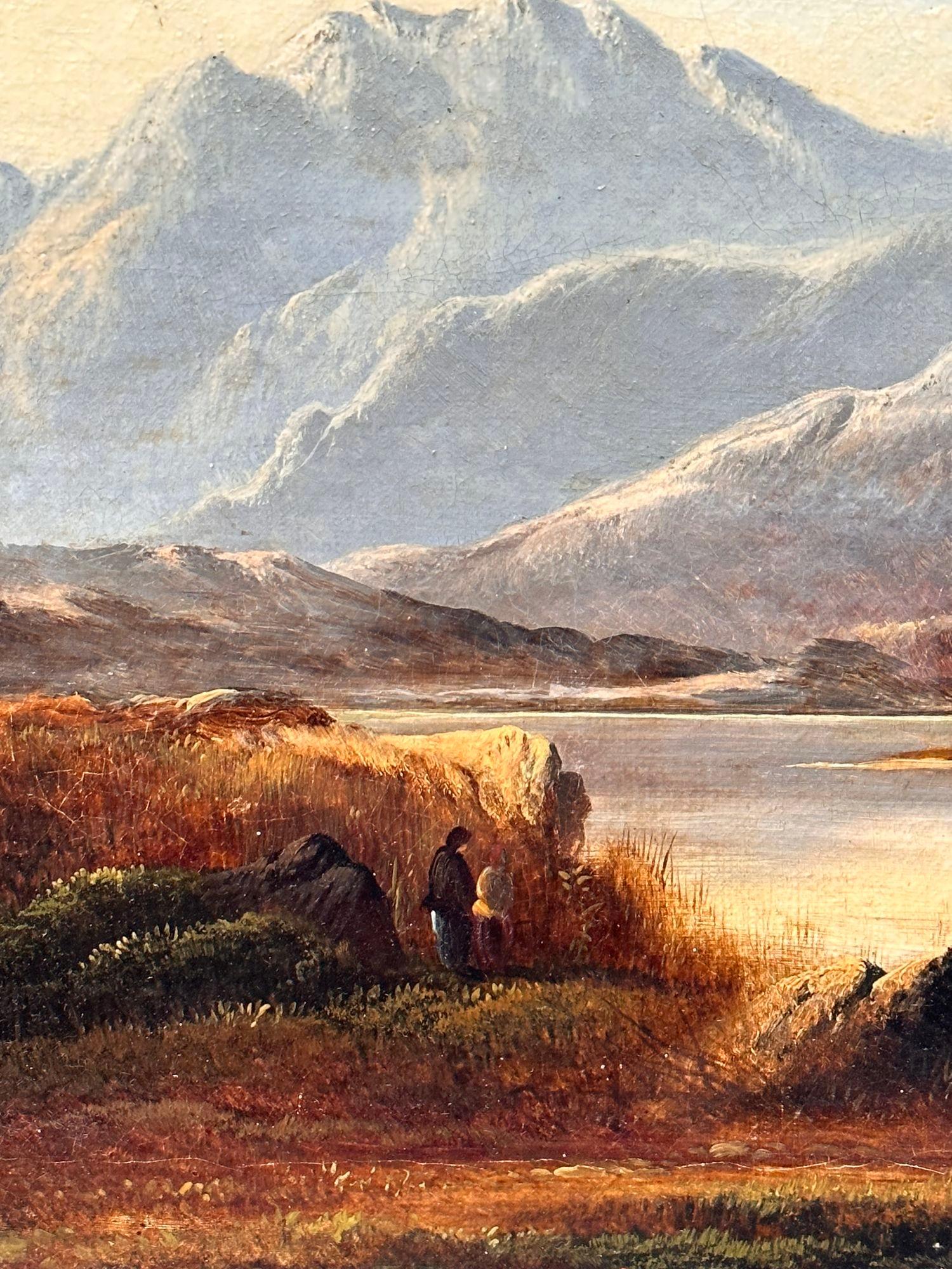 British Oil on Canvas Landscape by Charles Leslie, 1878 For Sale