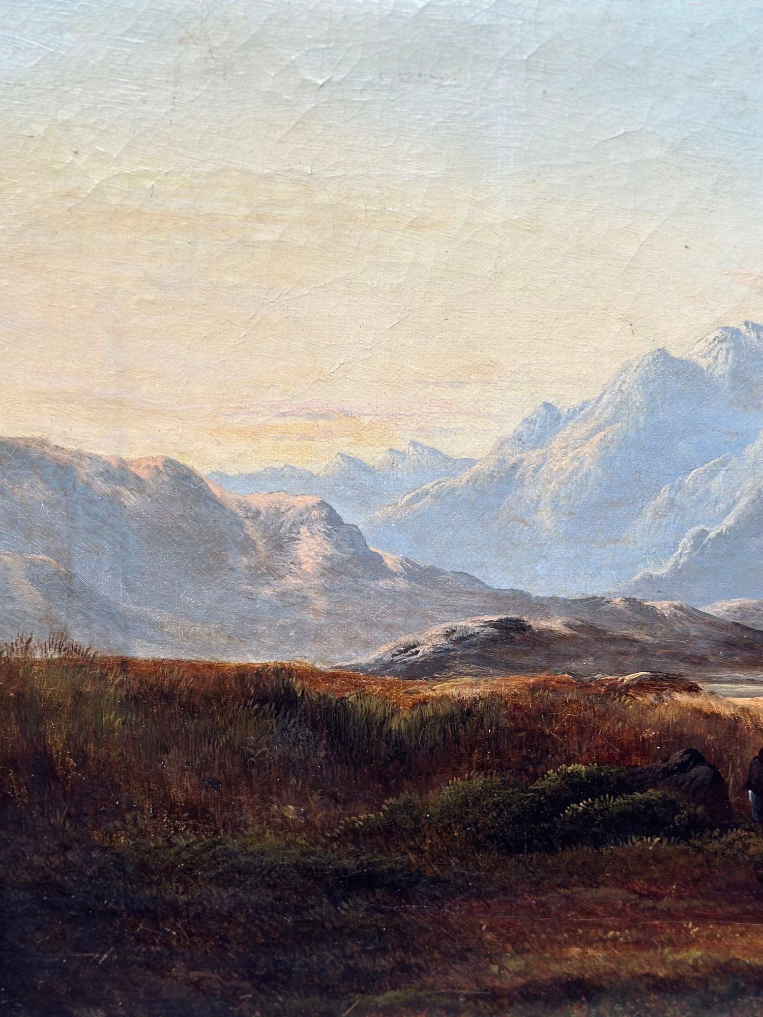 Late 19th Century Oil on Canvas Landscape by Charles Leslie, 1878 For Sale