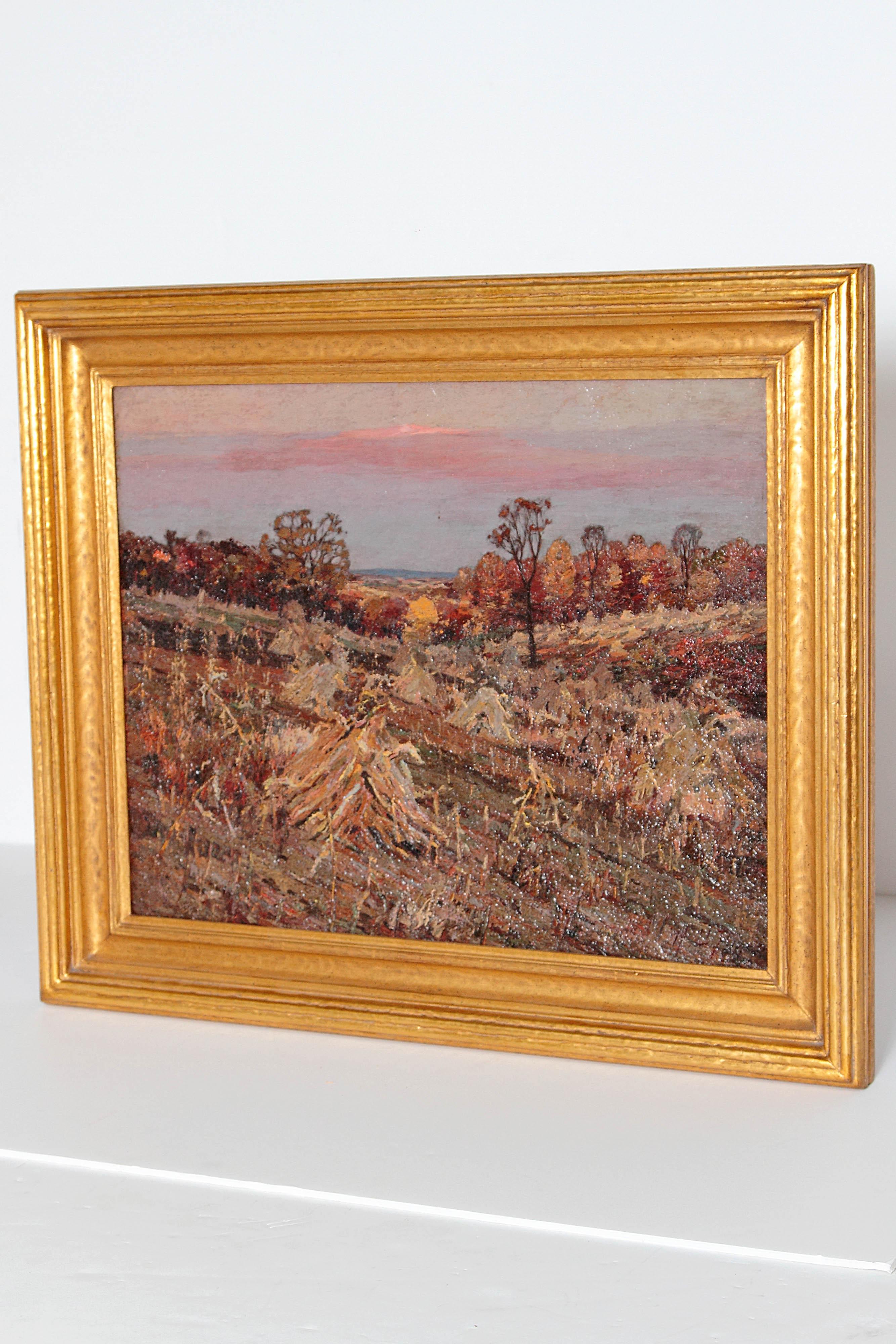 Oil on Canvas Landscape by Henry Charles Payne IL, MA For Sale 1