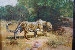 Oil on Canvas Leopard