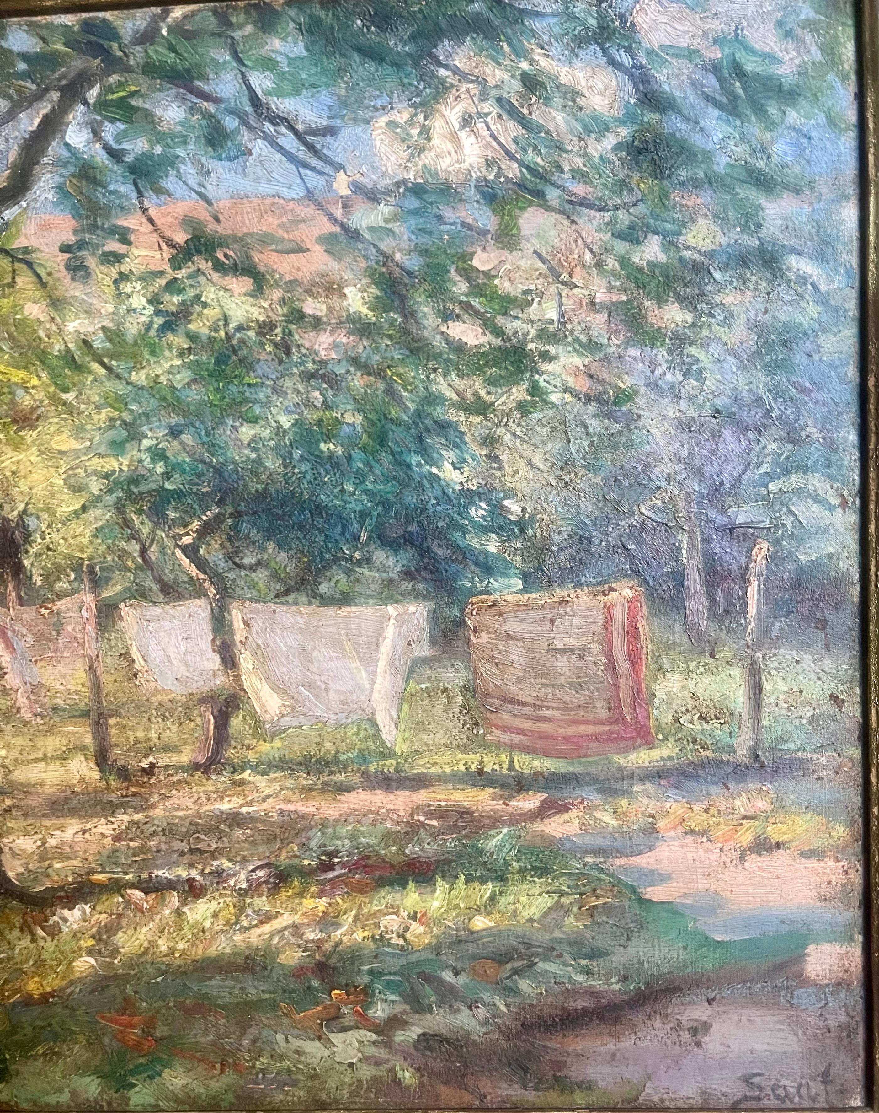 Öl auf Leinwand 