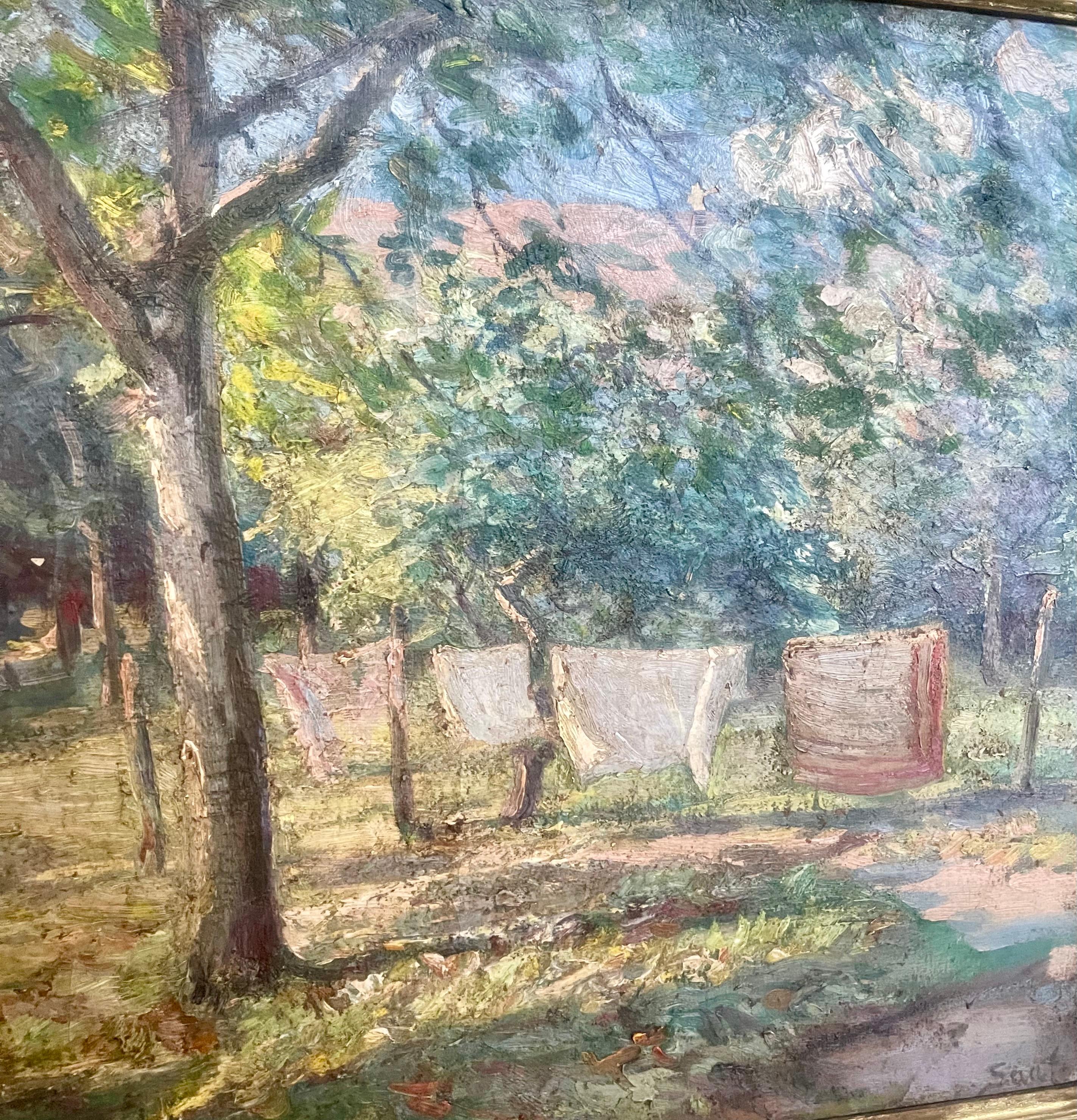 Öl auf Leinwand 