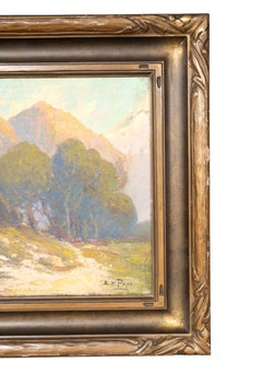 Paesaggio di montagna di Ernest Henry Pohl, olio su tela