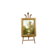 Oil on Canvas of Early 20th Century Californian Forest Scene Painting