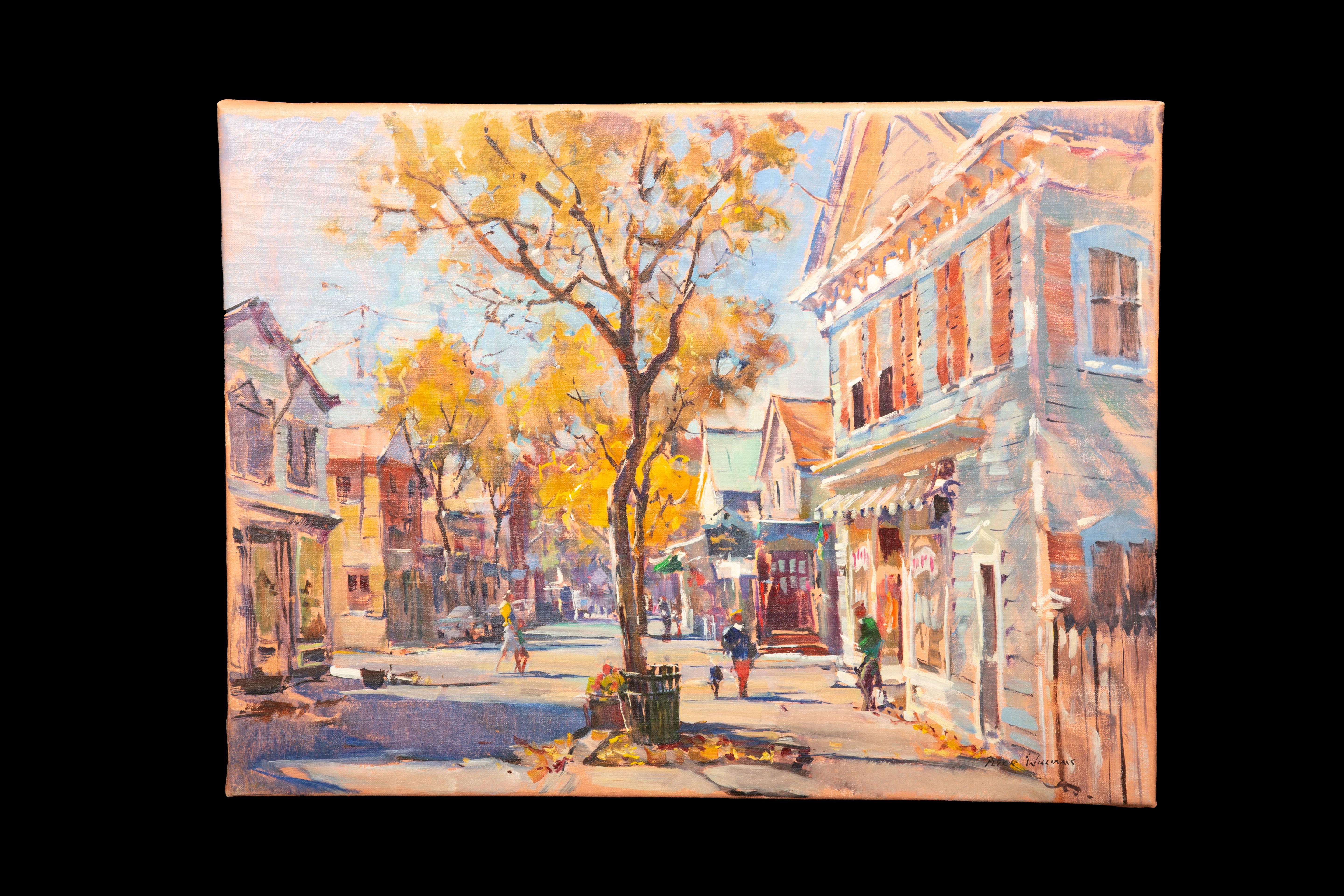 Óleo sobre lienzo De Millbrook, Nueva York, de Peter Williams, del siglo XX:

Medidas: 24