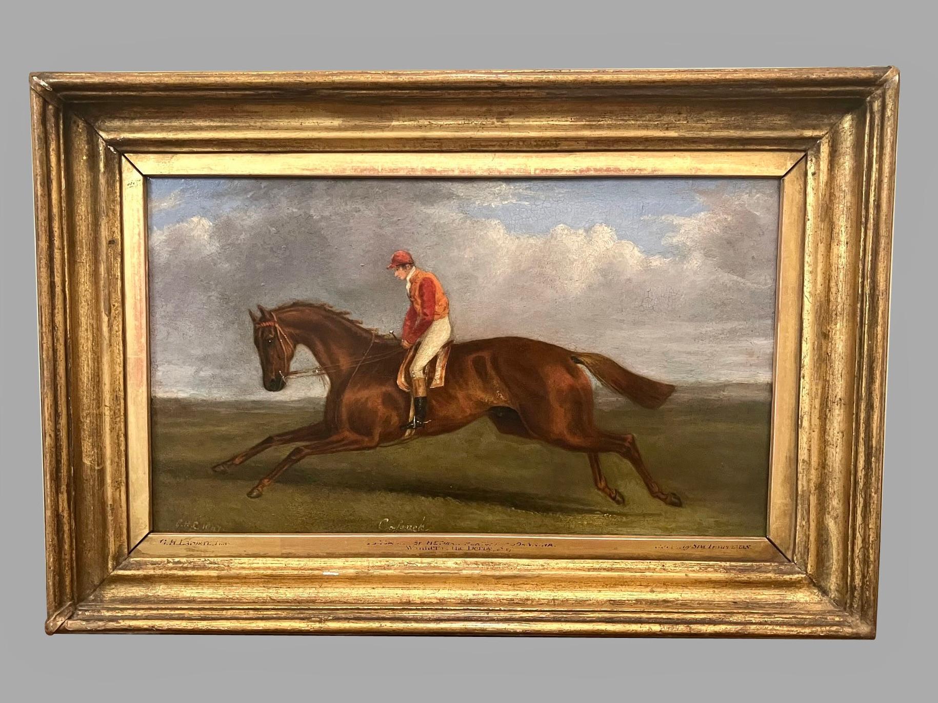 Oil on Canvas of Racehorse 