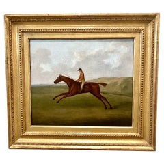 Oil on Canvas of Racehorse "Meteor" by John Nost Sartorius (English 1759-1828)