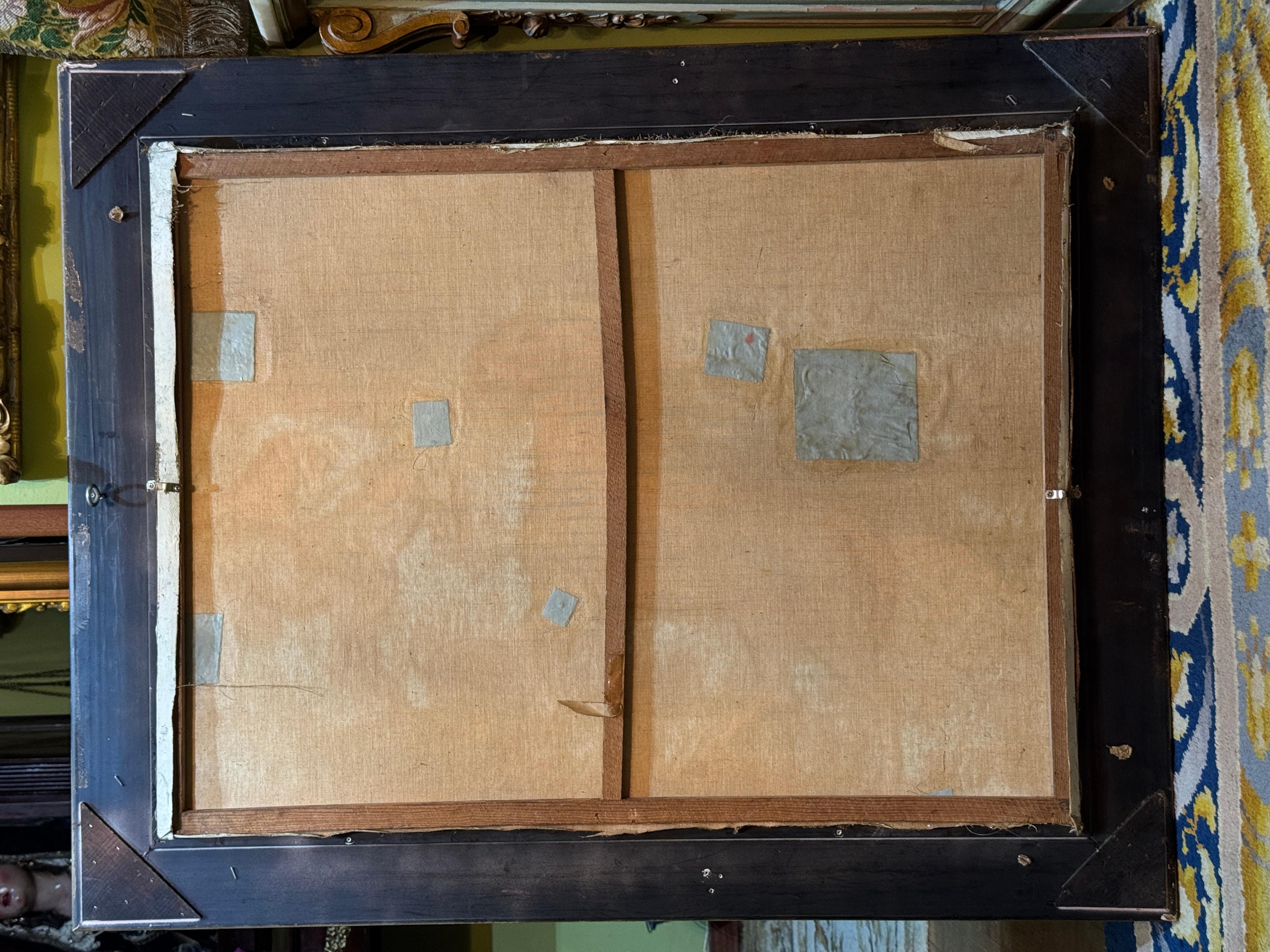 Öl auf Leinwand der Heiligen Familie mit dem Jesuskind, Spanish School, 18-19. (Geölt) im Angebot