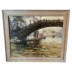 Oil-On-Canvas of Venice, c. 1960s