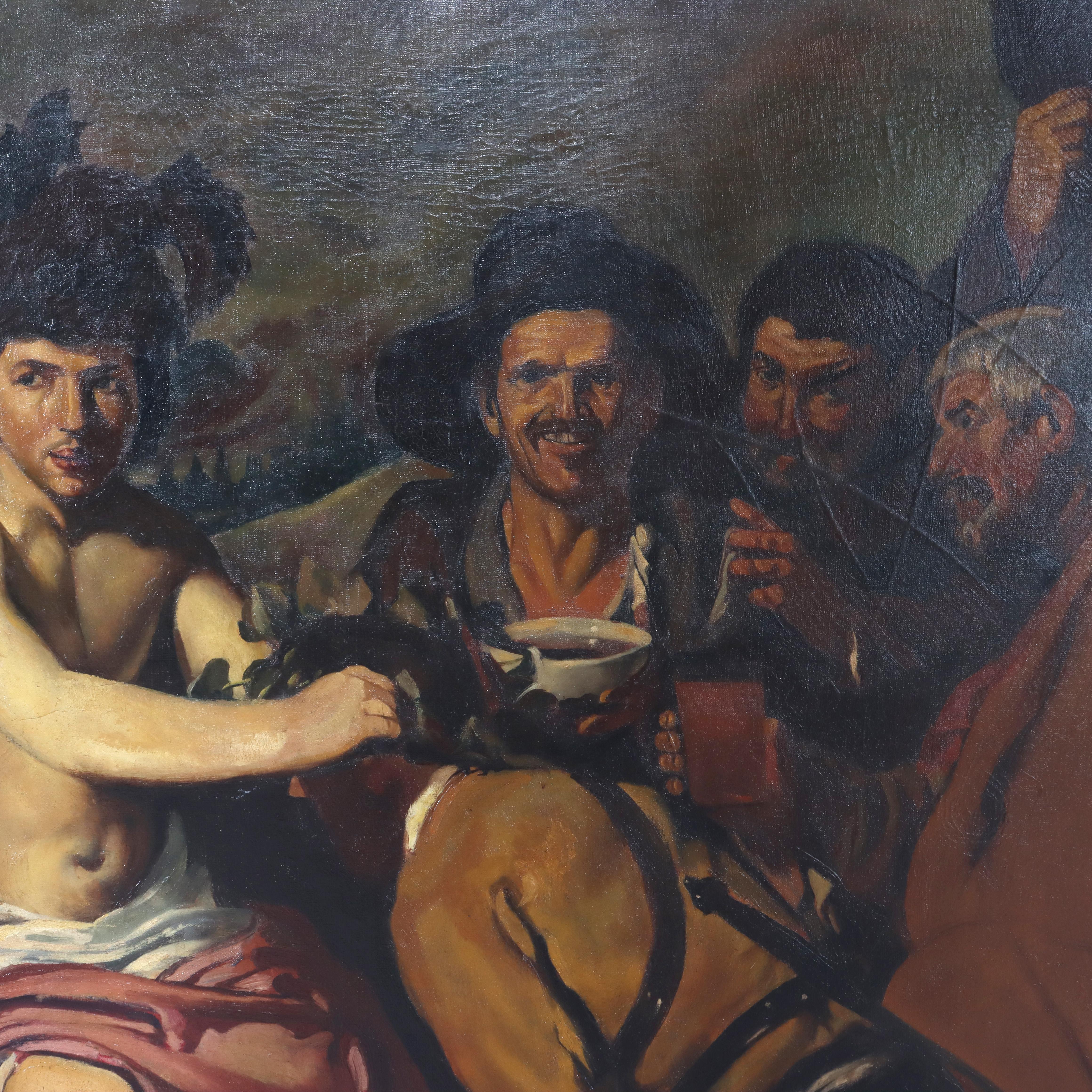 Toile Huile sur toile Copie d'un vieux maître de Velazquez 